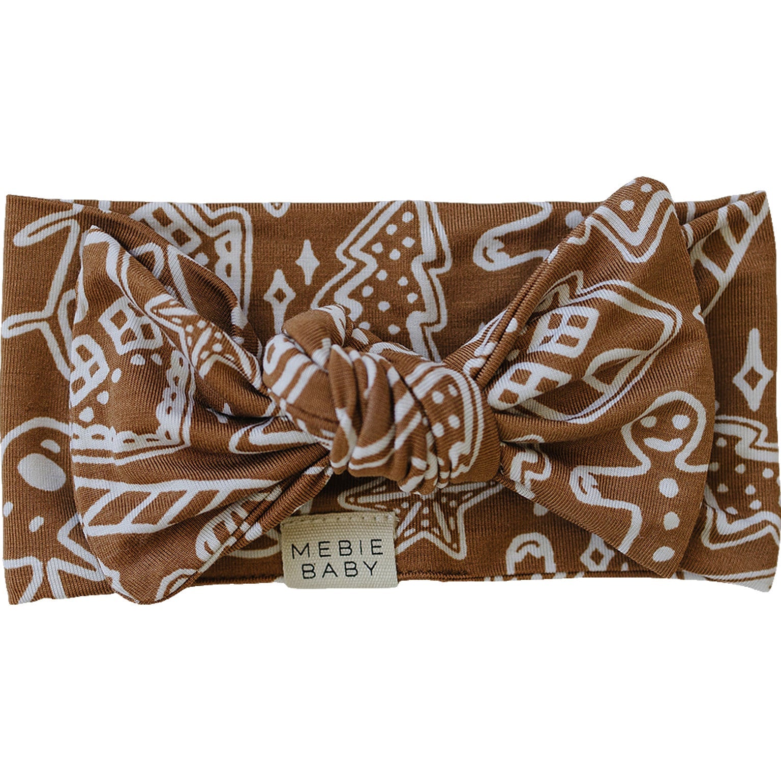 Gingerbread Bamboo Head Wrap  Mebie Baby   