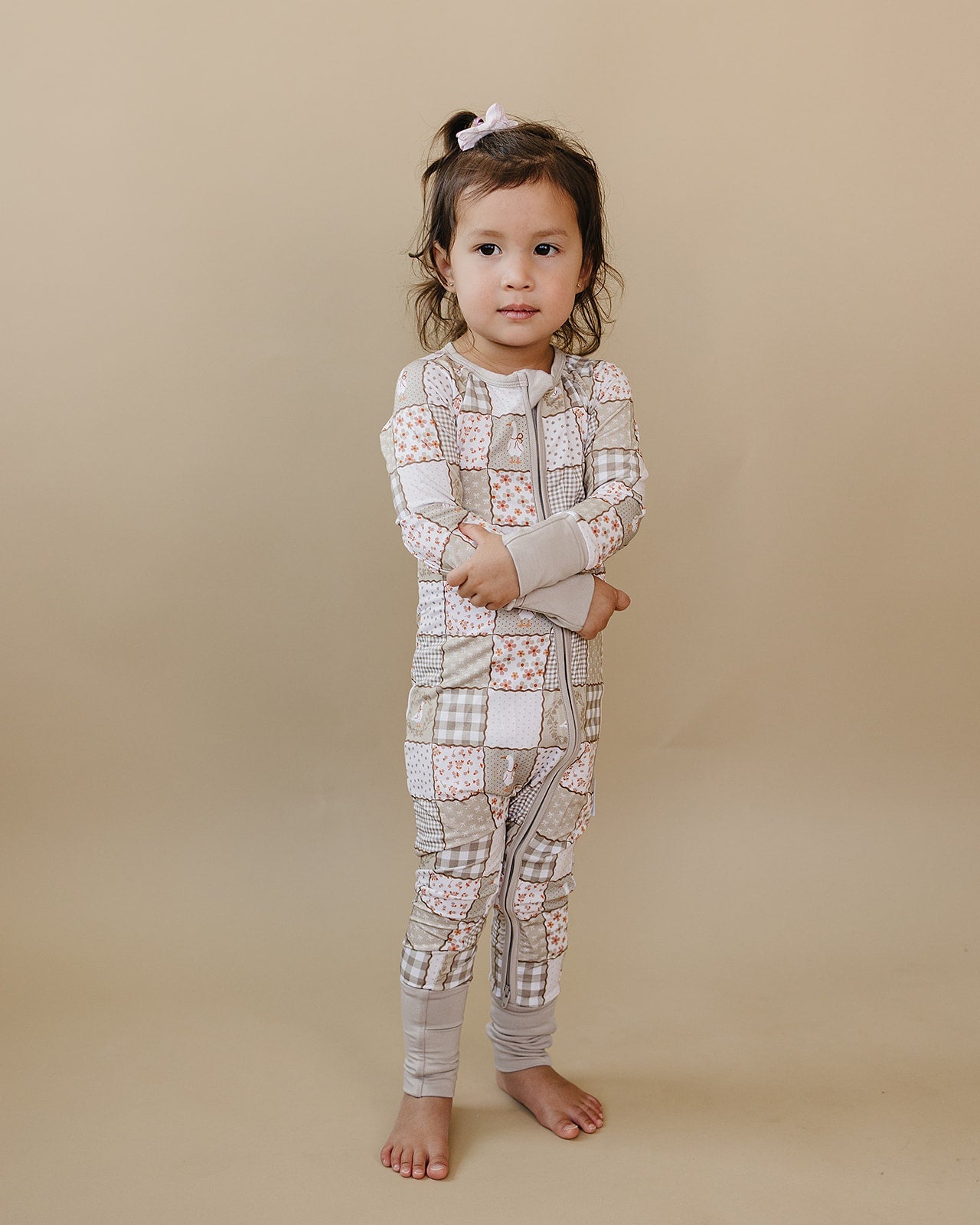 Bamboo Zip Romper | Cottage Goose