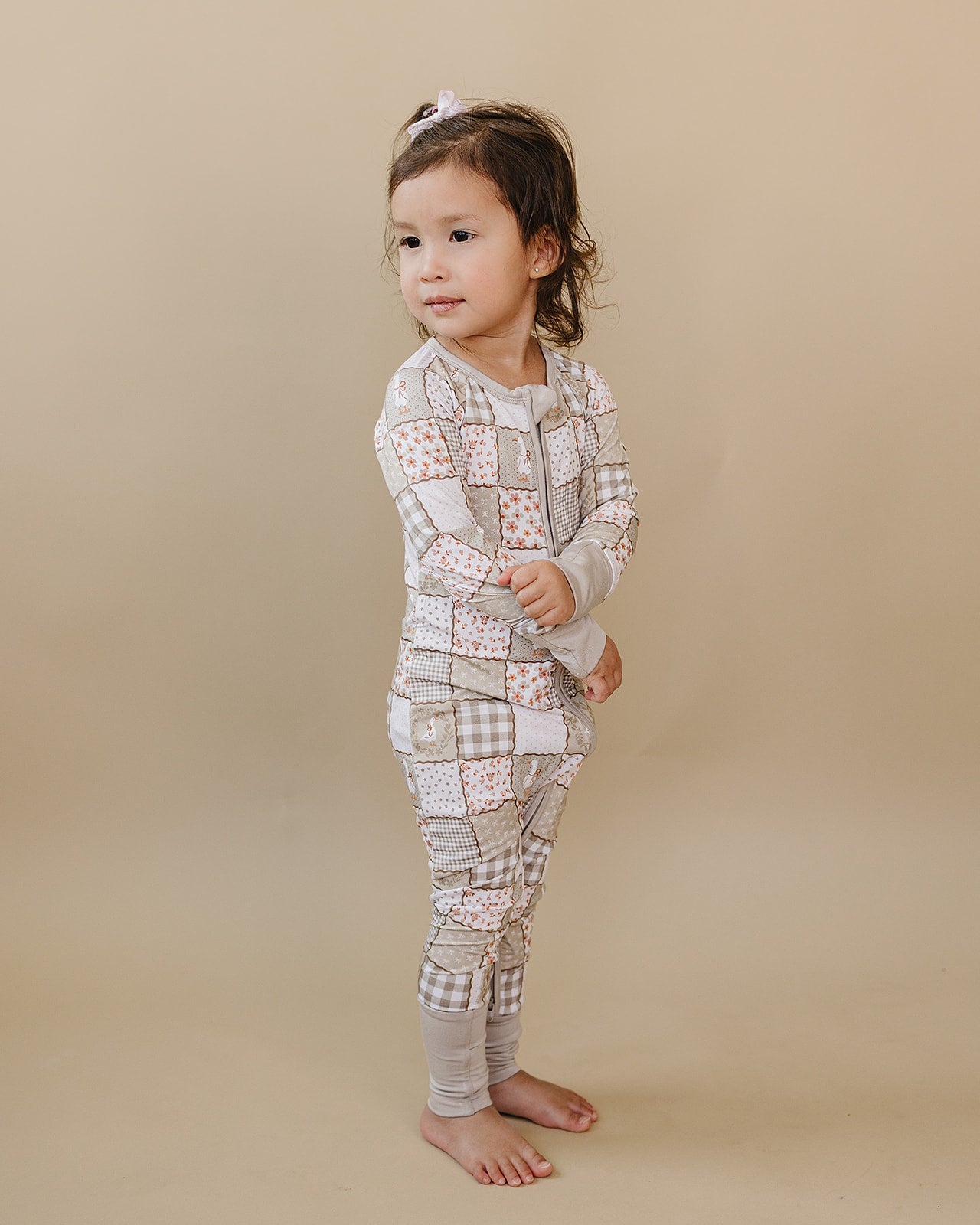 Bamboo Zip Romper | Cottage Goose