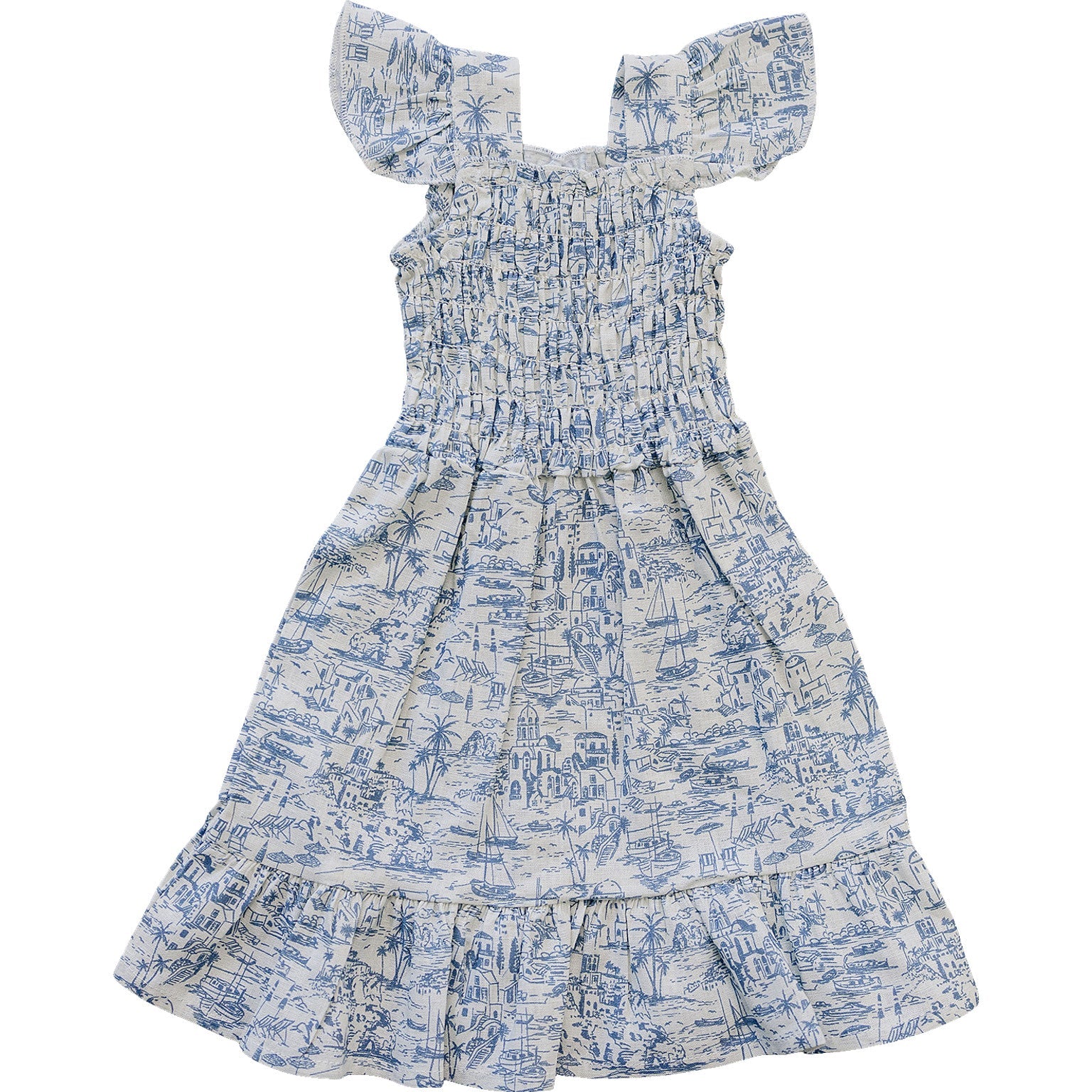Santorini Smocked Dress
