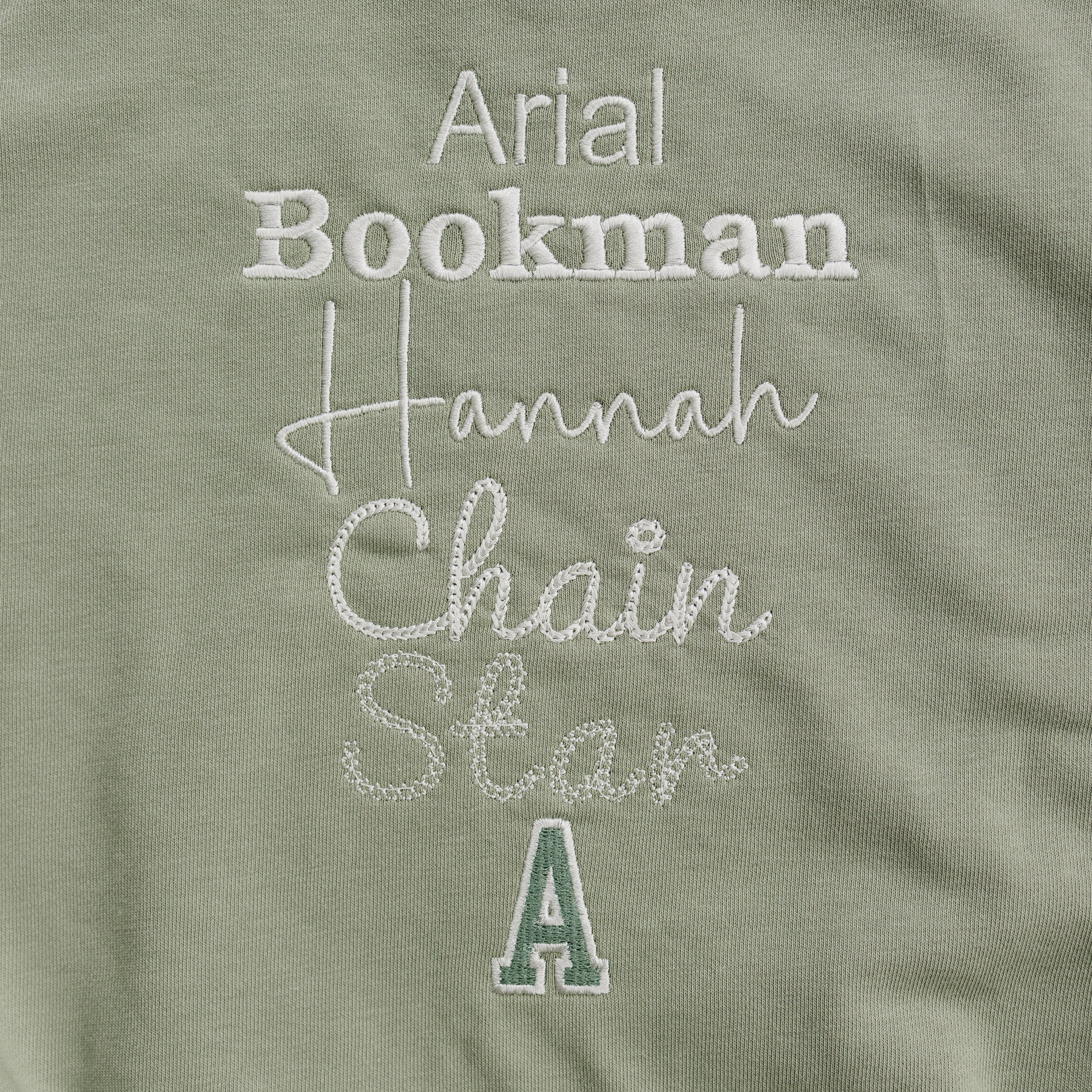 Custom Embroidered Sweatshirt - Romper or Crewneck