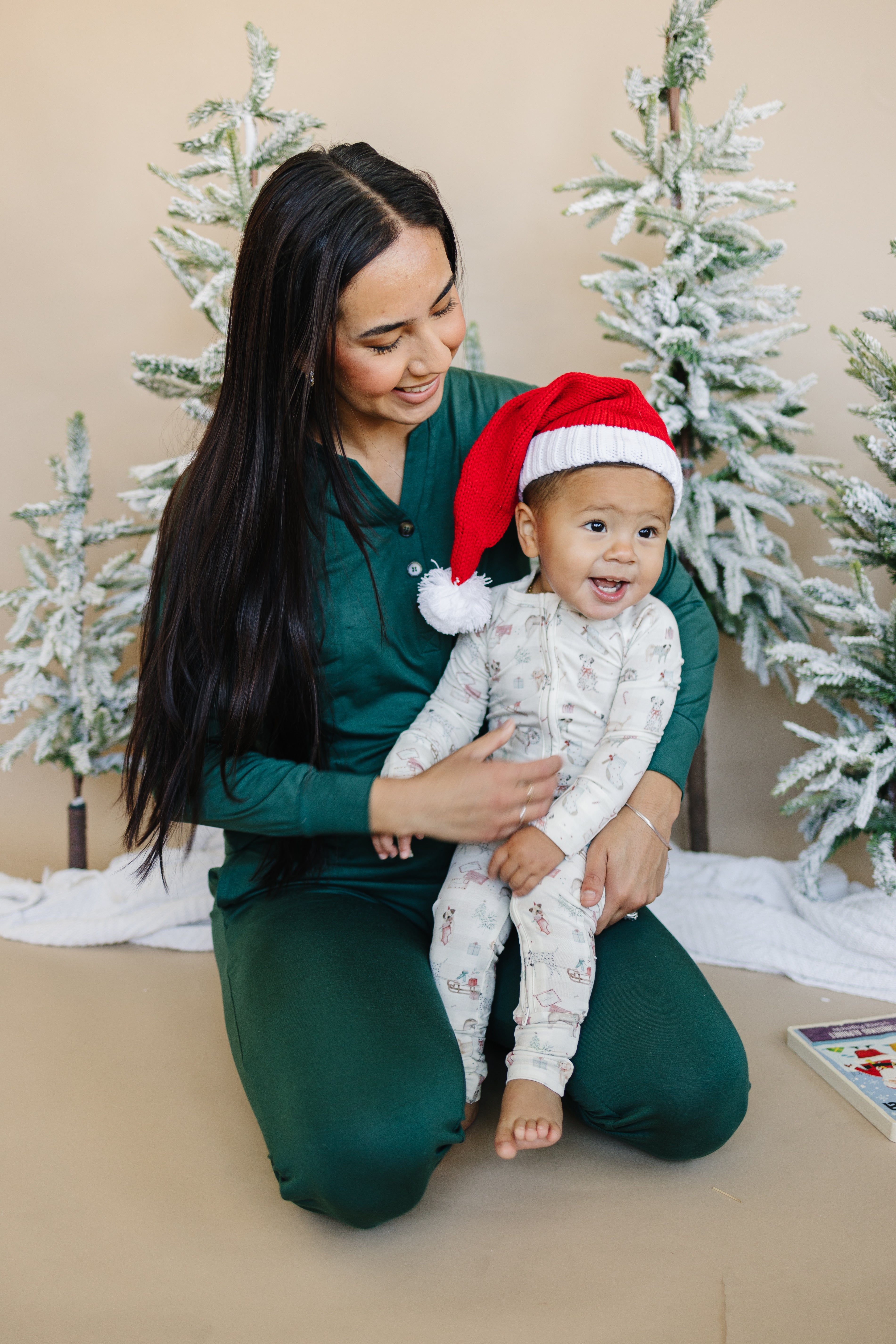 Women's Green Emerald Bamboo Pajamas