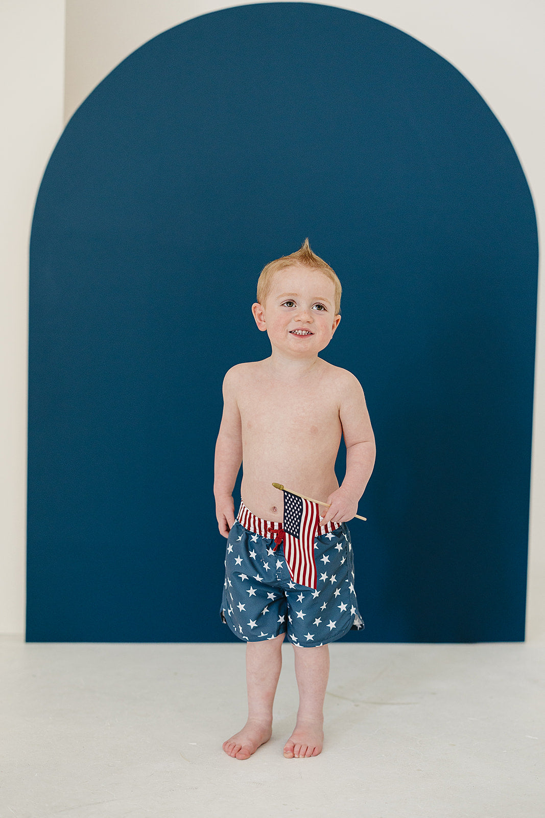 Stars + Stripes Surf Swim Shorts  Mebie Baby   