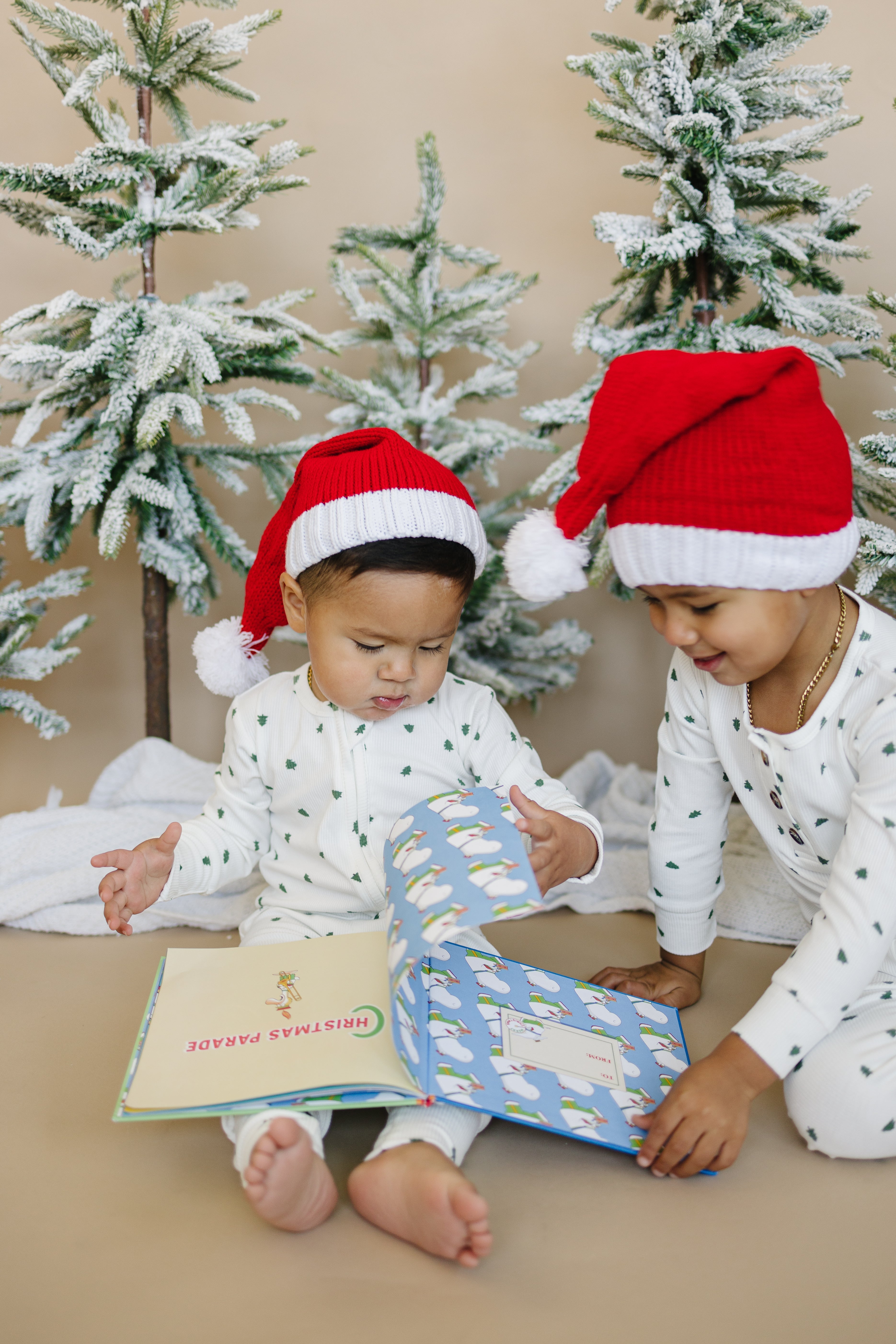 Tiny Trees Ribbed Bamboo Zippy Romper