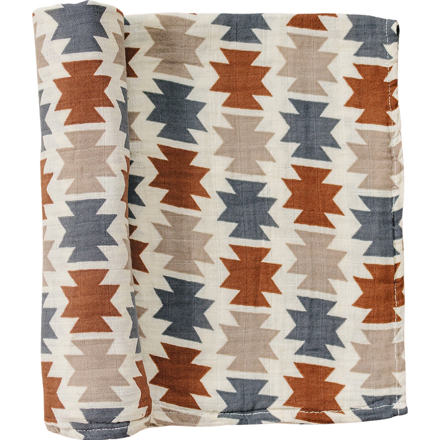 Western Aztec Muslin Swaddle Blanket  Mebie Baby   