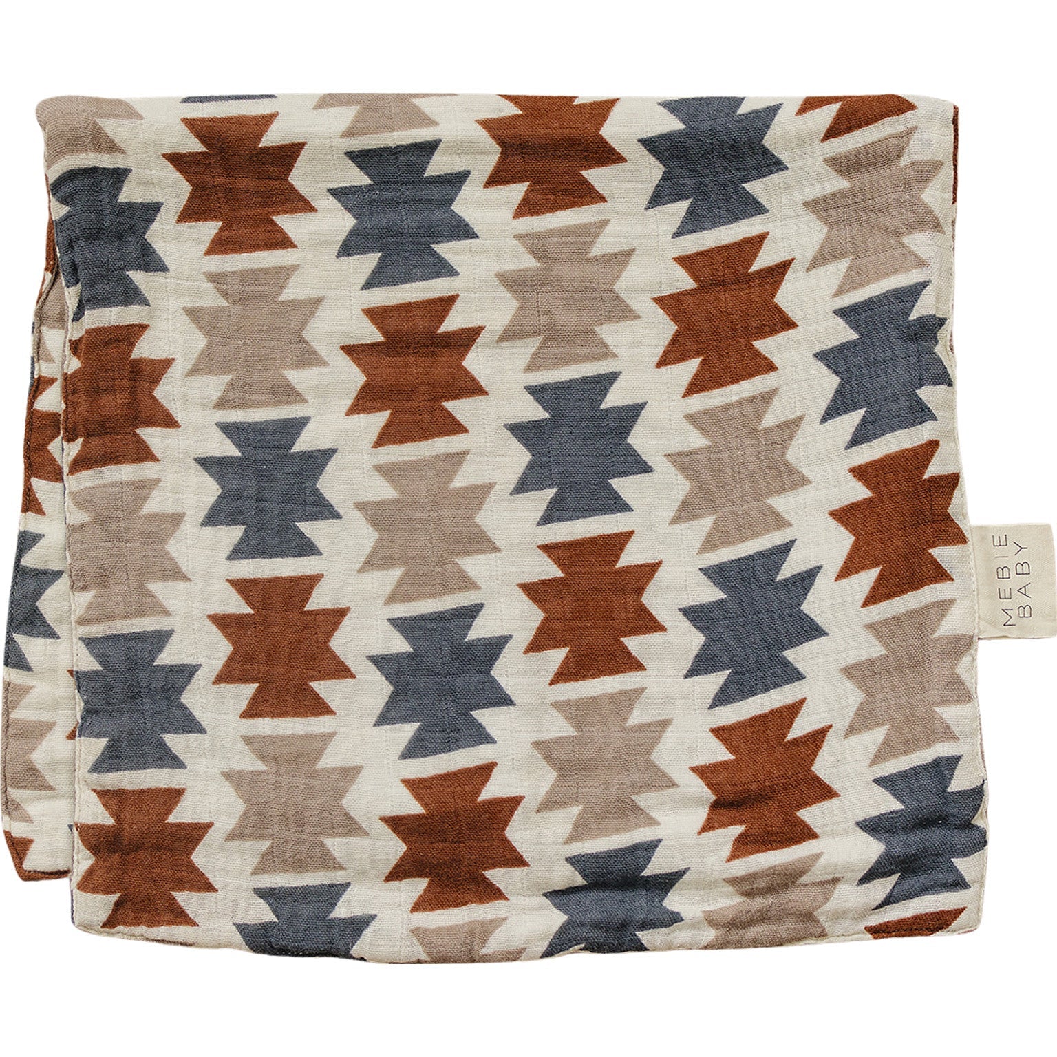 Western Aztec Muslin Burp Cloth  Mebie Baby   