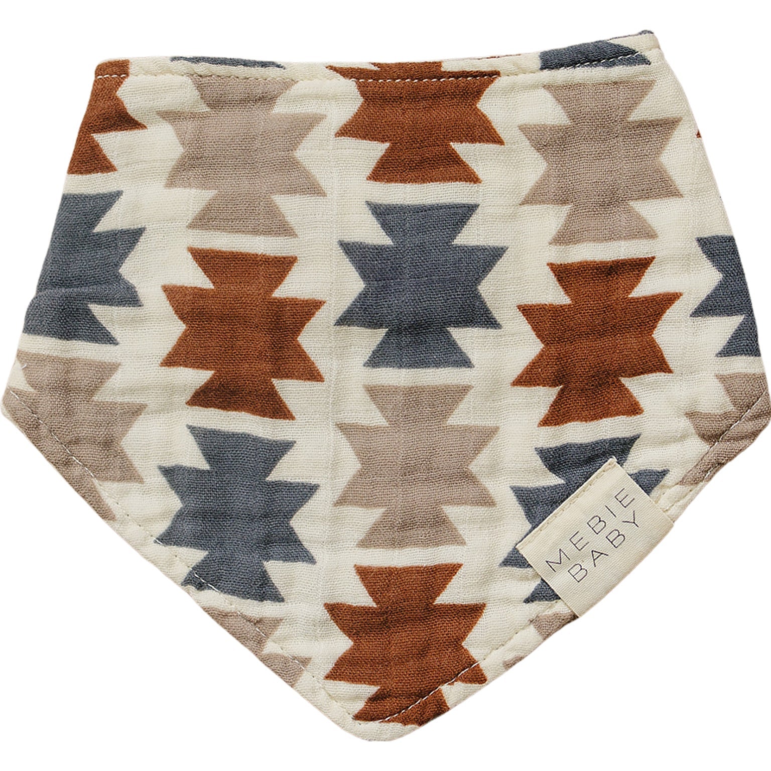 Western Aztec Muslin Bib  Mebie Baby   