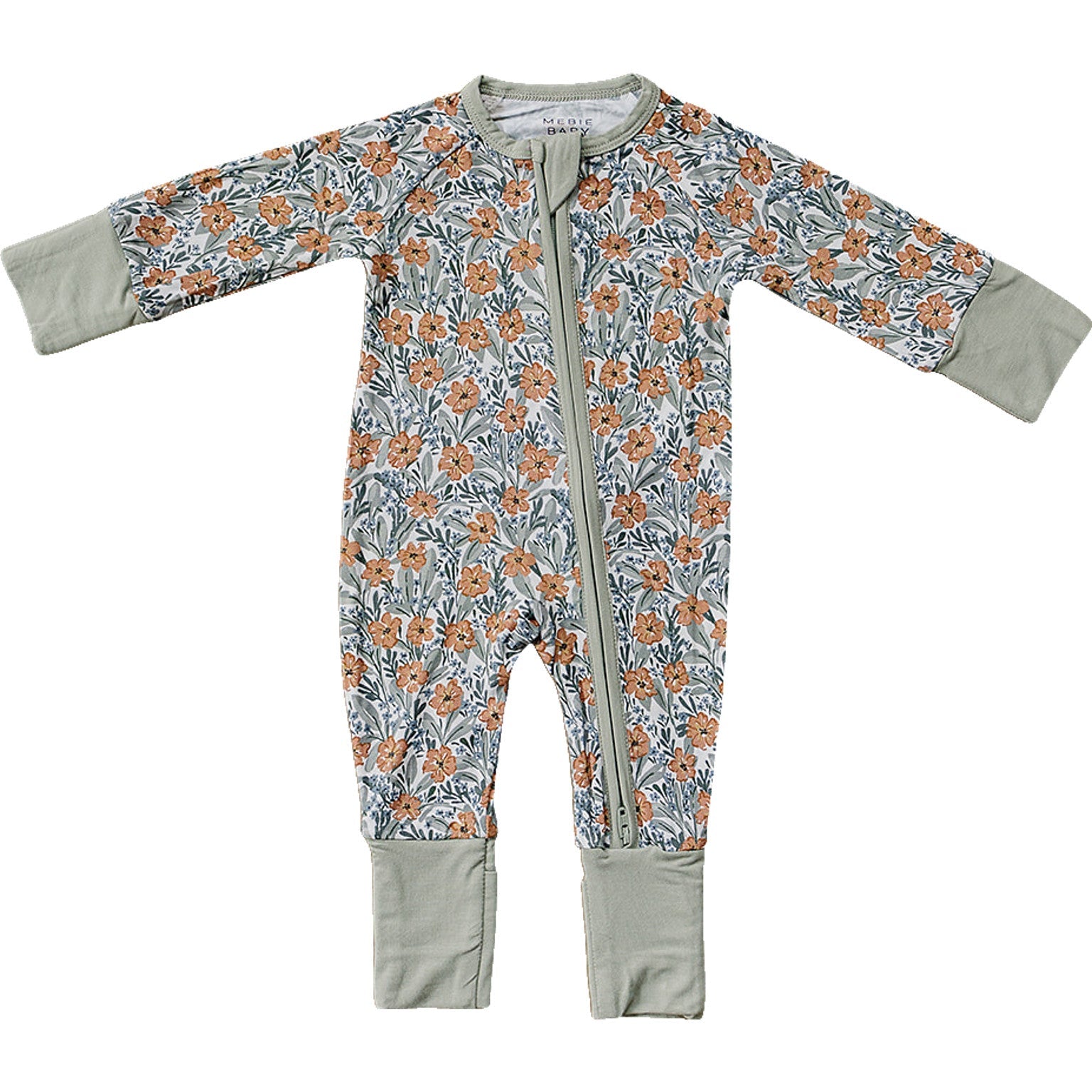 Dainty Meadow Bamboo Zipper  Mebie Baby   