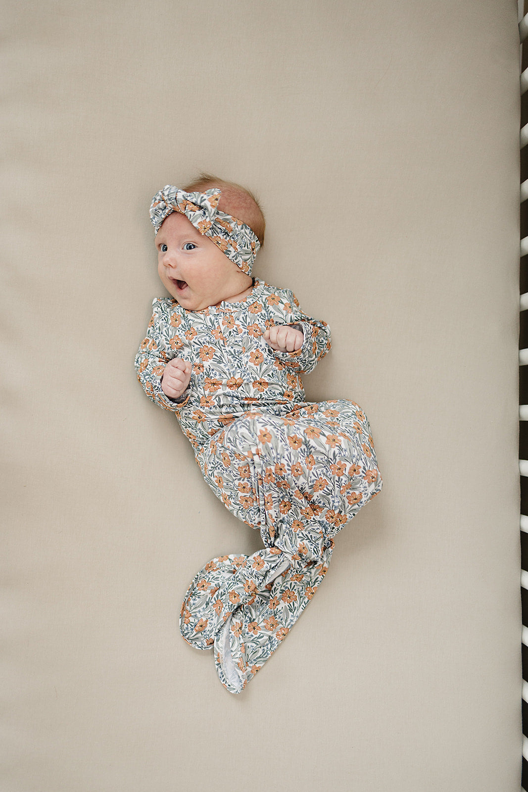 Dainty Meadow Bamboo Knot Gown  Mebie Baby   