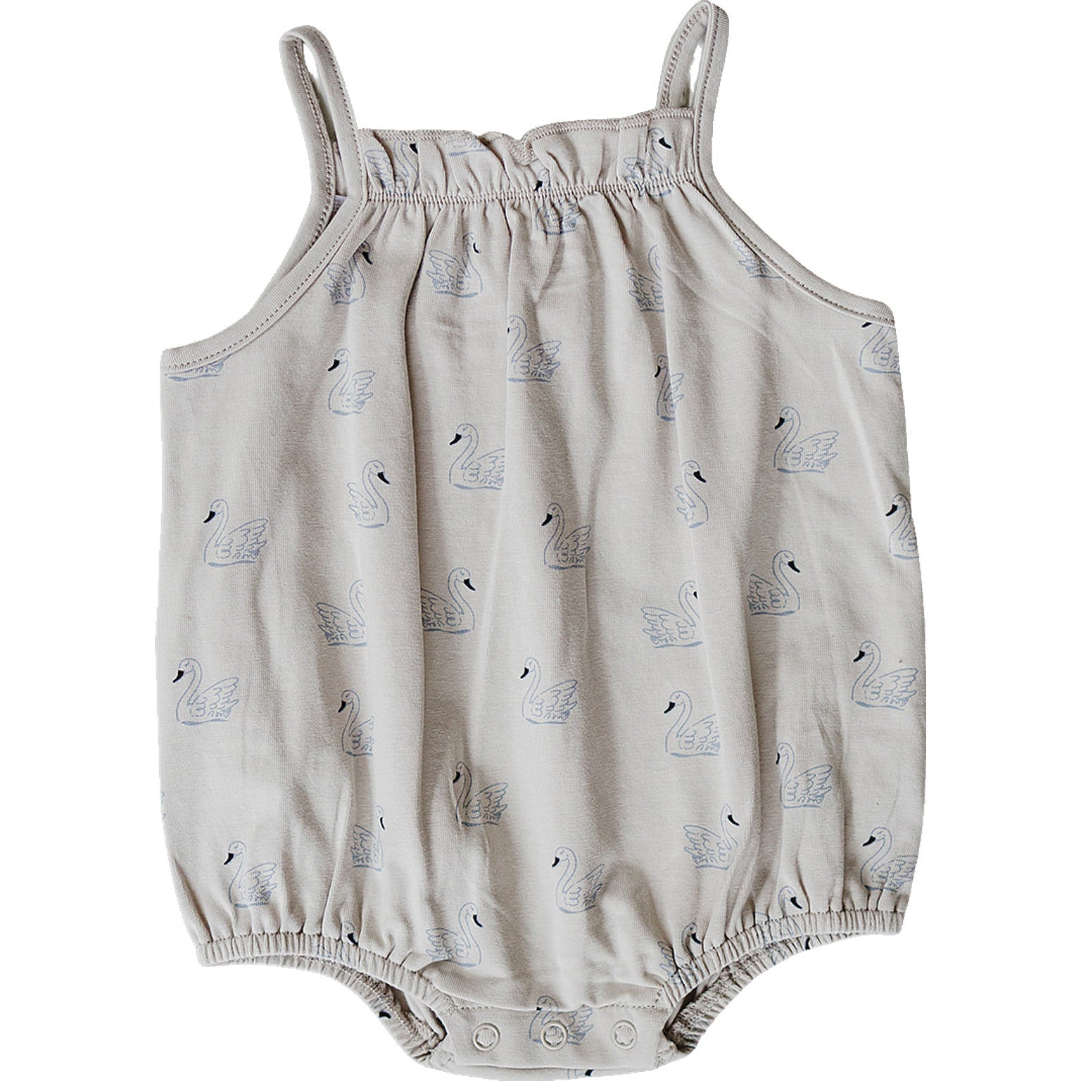 Swan Tank Bubble Romper