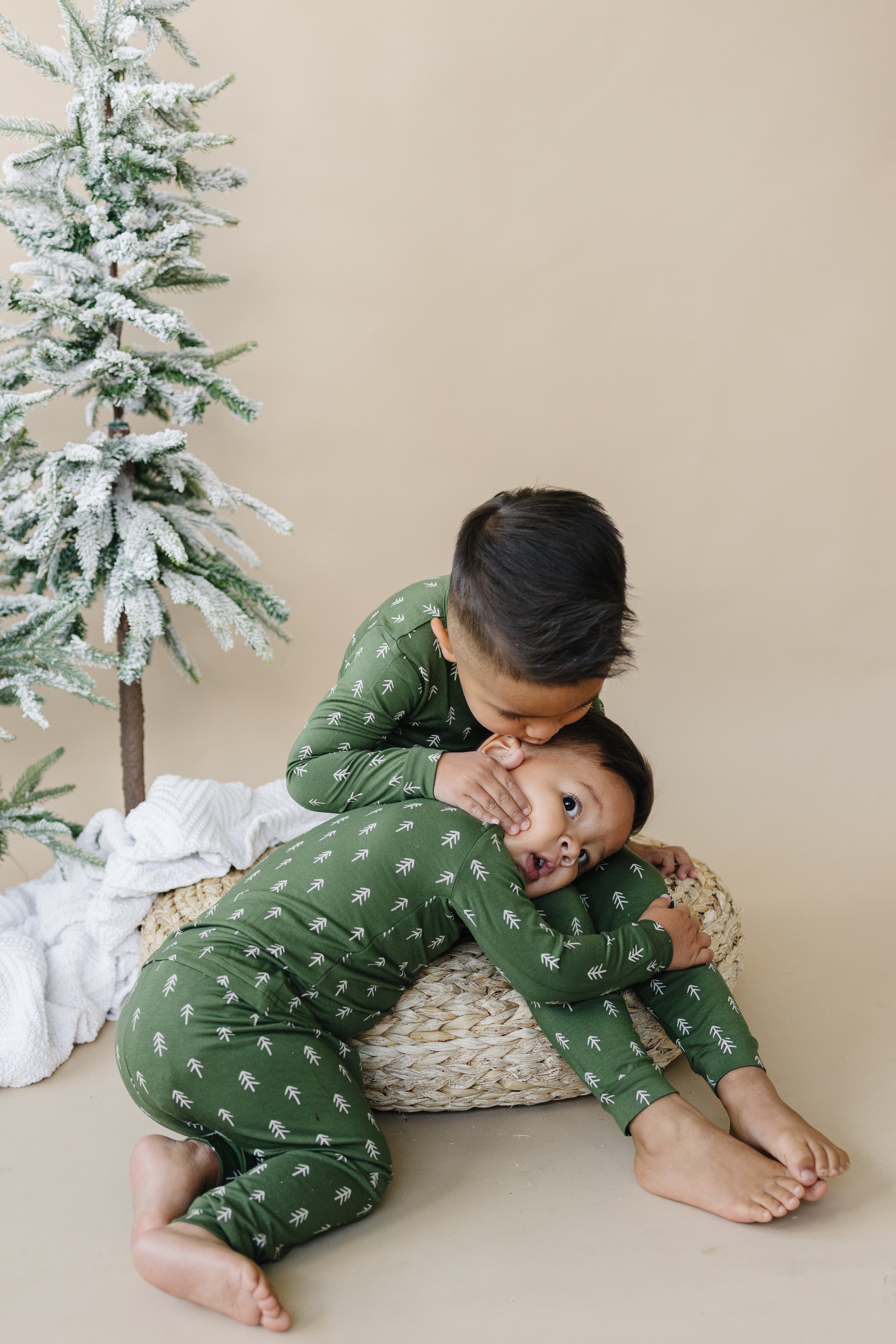 Evergreen Dreams 2pc Bamboo Pajamas *Sizes 0/3 through 6/12 months Left