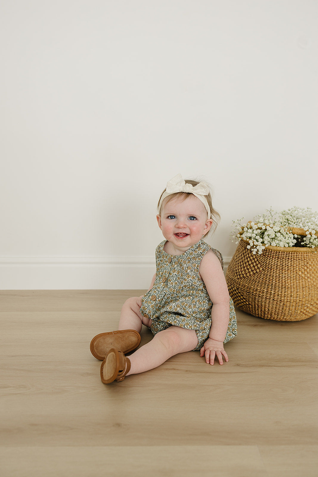 Golden Meadow Bubble Romper