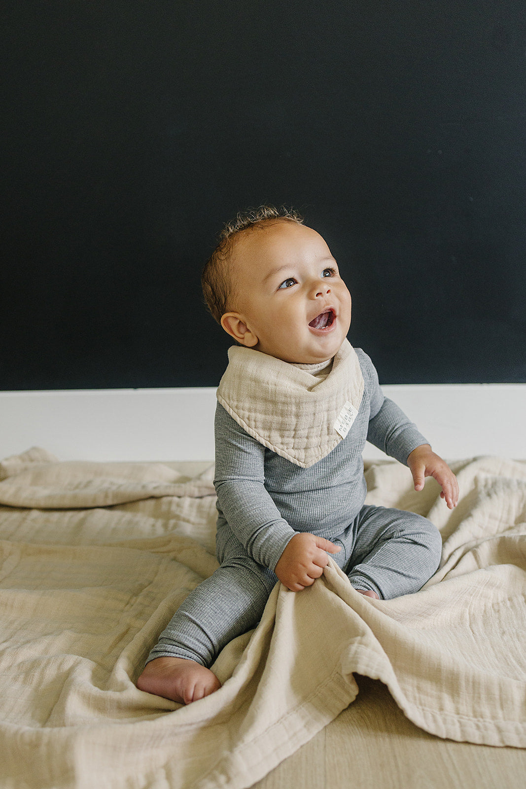 Oatmeal Muslin Quilt  Mebie Baby   