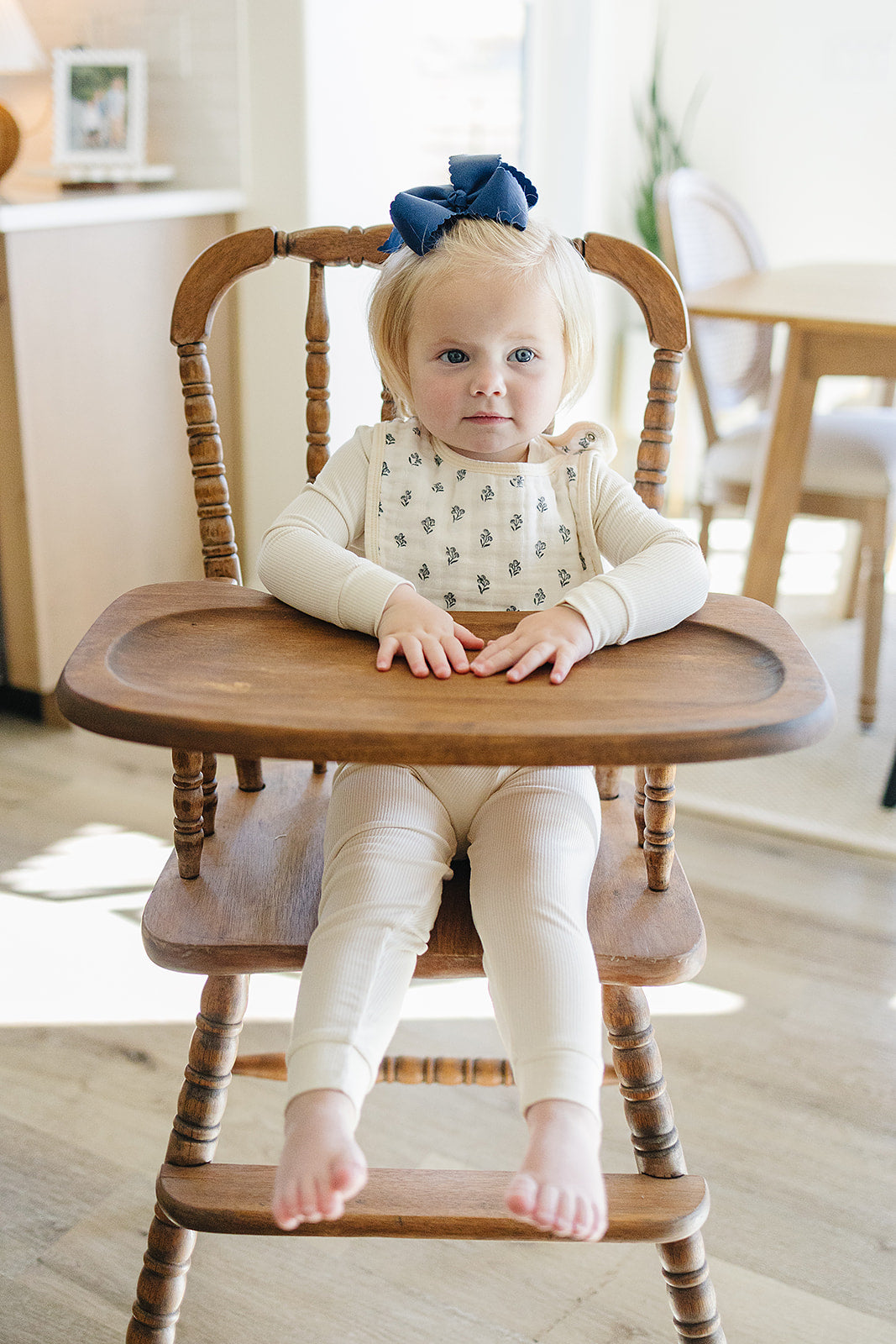 Cream Berry Classic Muslin Bib