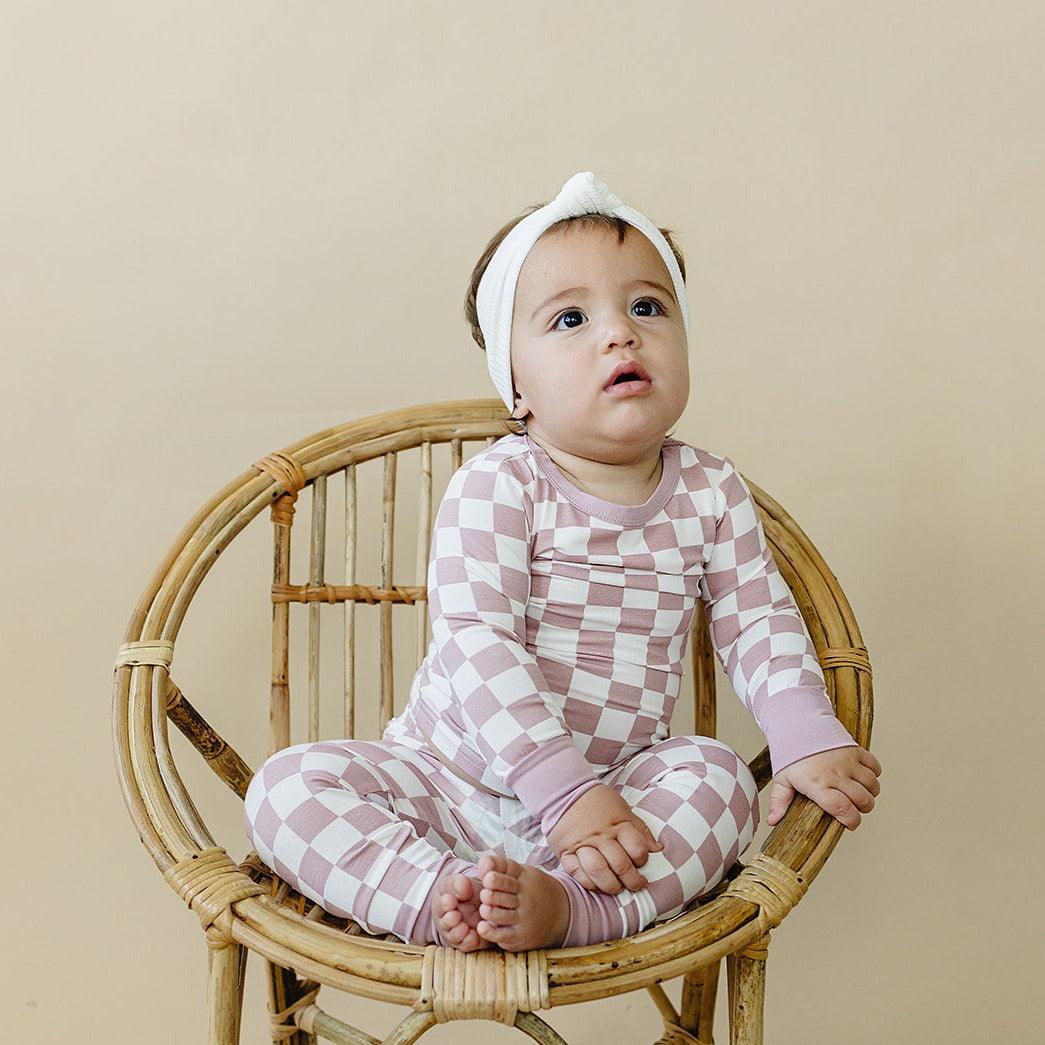 Tropical Haze Check 2pc Pajama Set