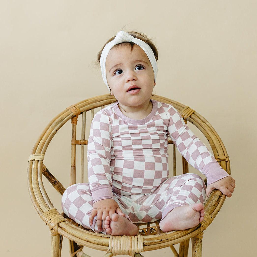 Tropical Haze Check 2pc Pajama Set