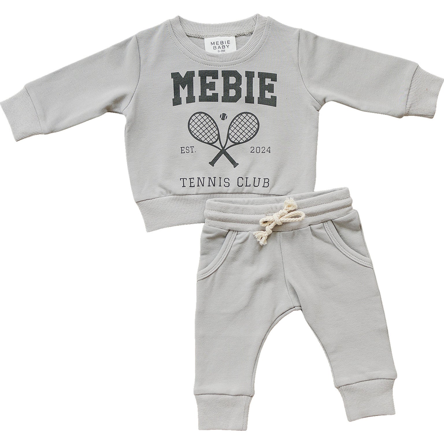 Mebie Tennis Club French Terry Set  Mebie Baby   