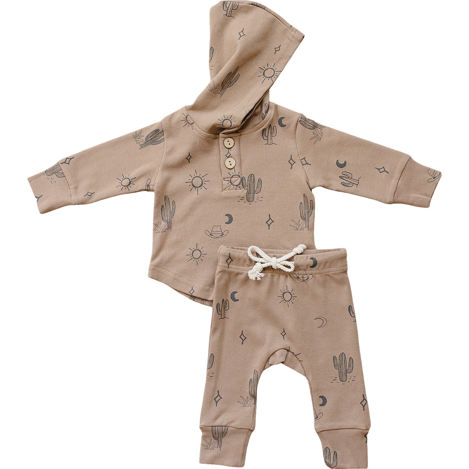 Western Hooded Set  Mebie Baby   