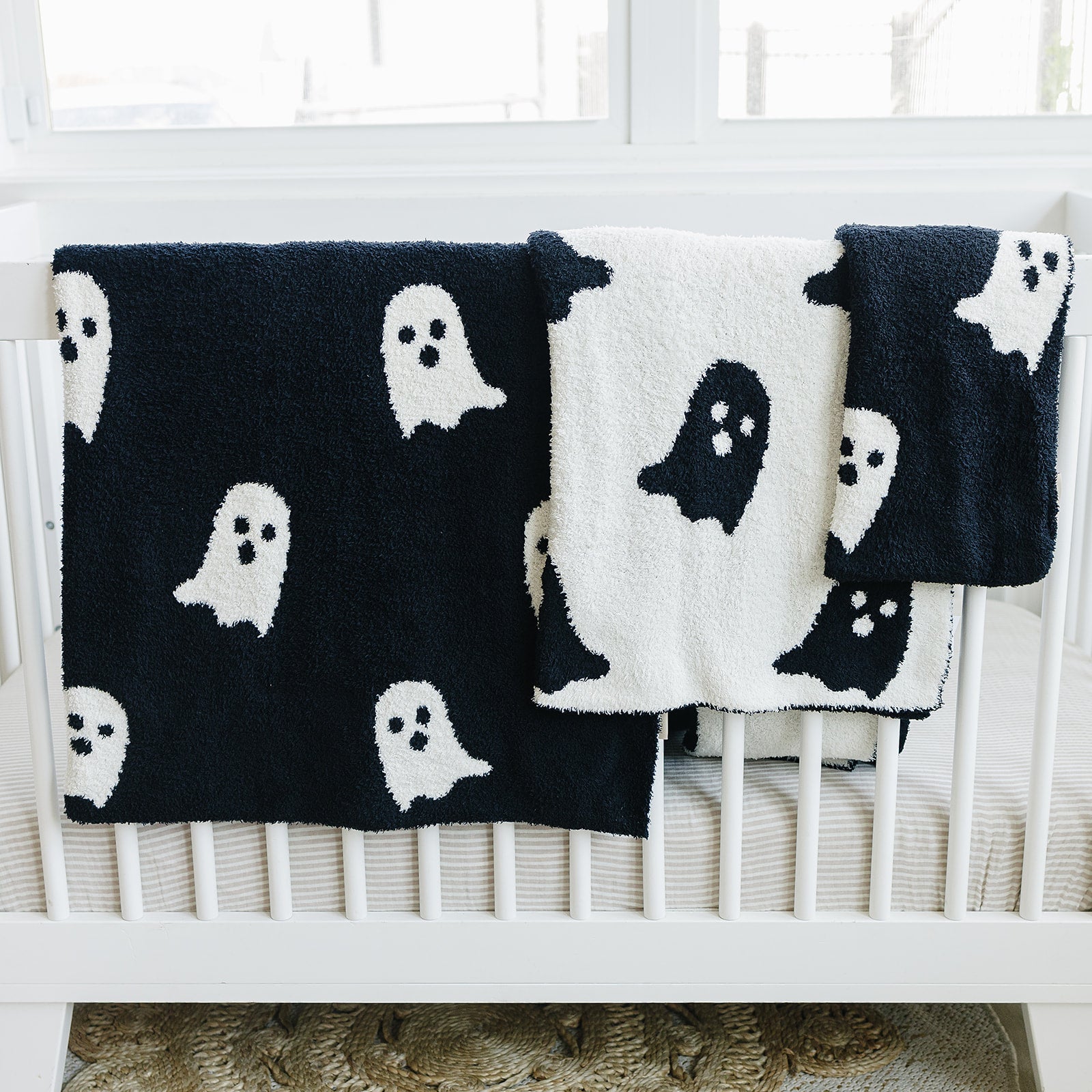 Ghosts Plush Blanket  Mebie Baby   