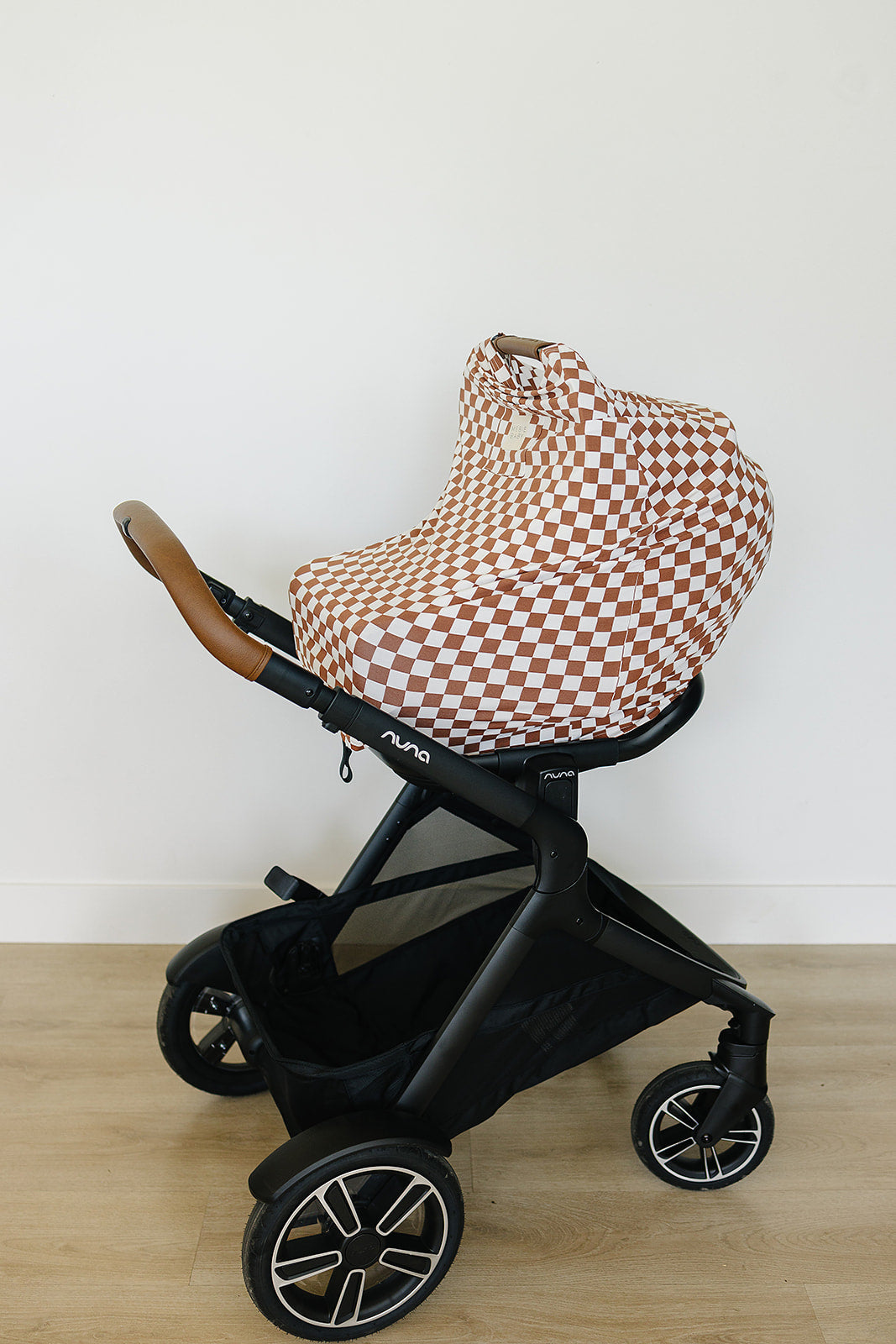 Rust Checkered Bamboo Multi-Use Cover  Mebie Baby   