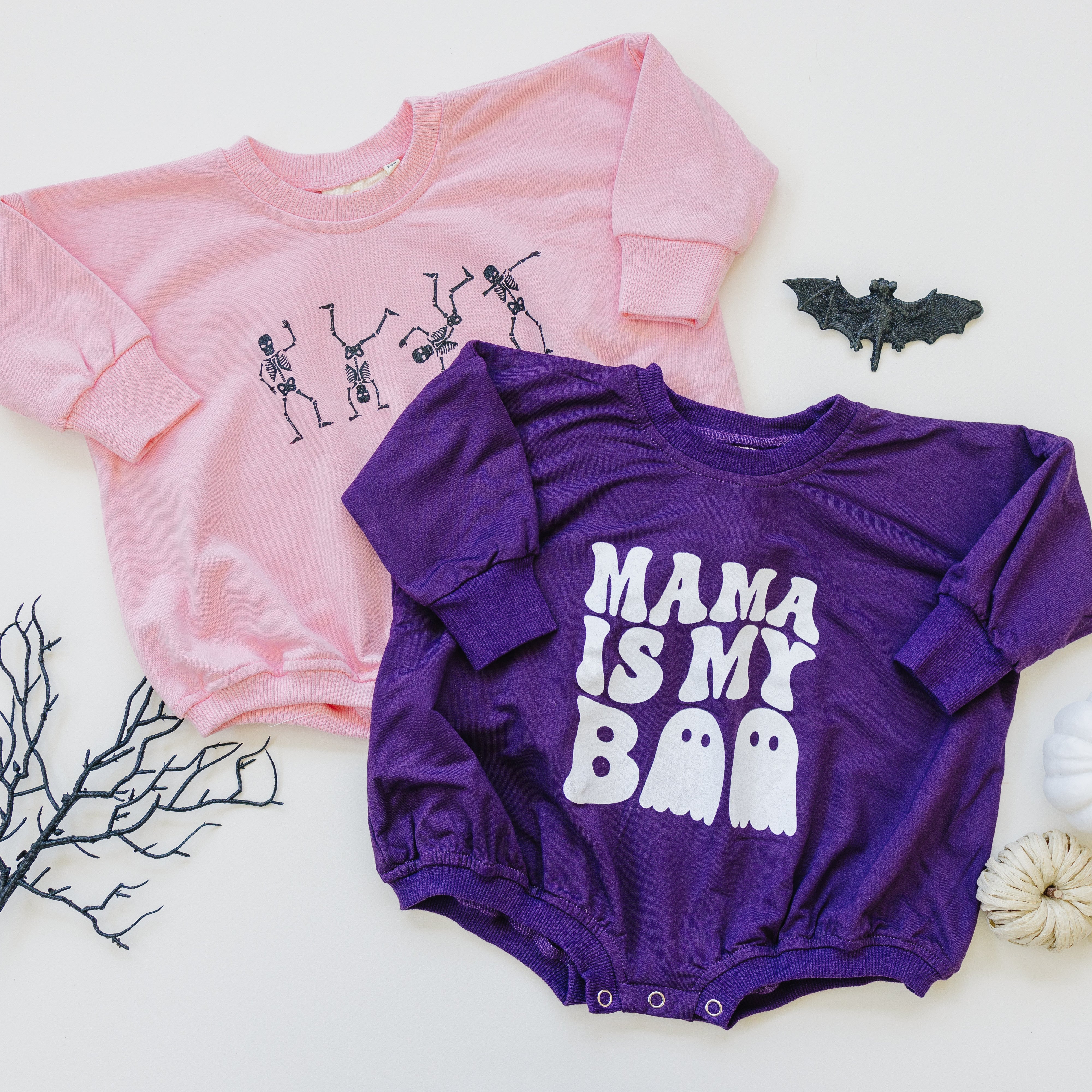 Mama Is My Boo Bamboo Sweatshirt Romper