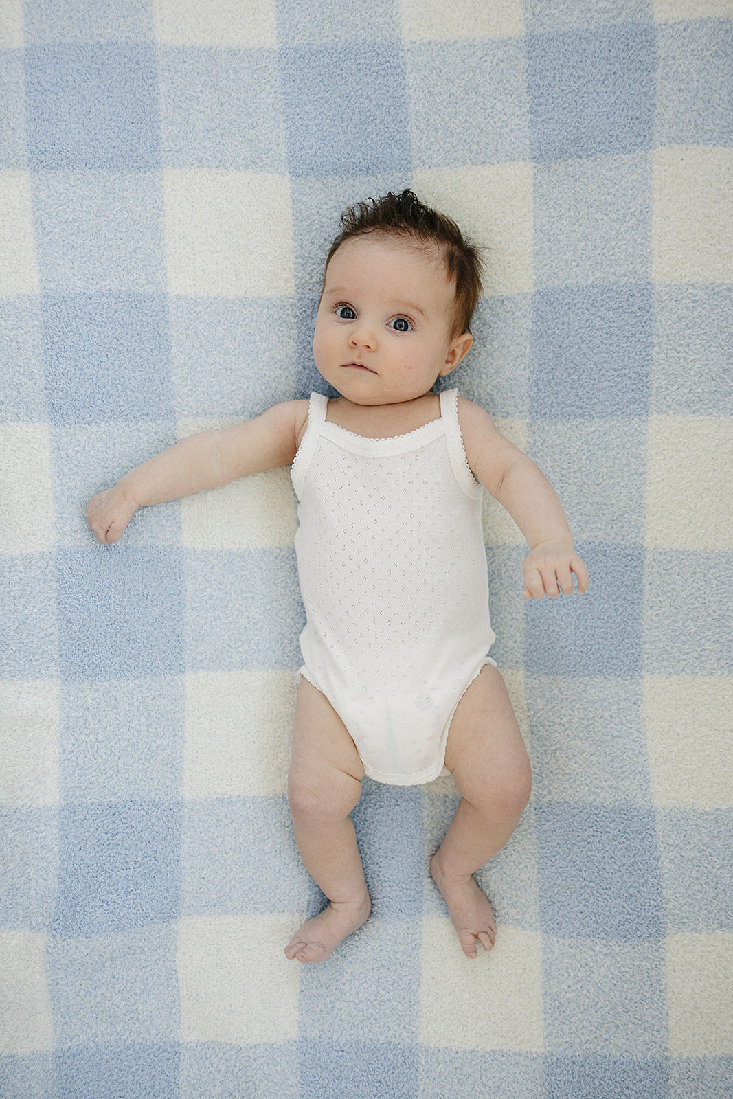 White Pointelle Tank Bodysuit