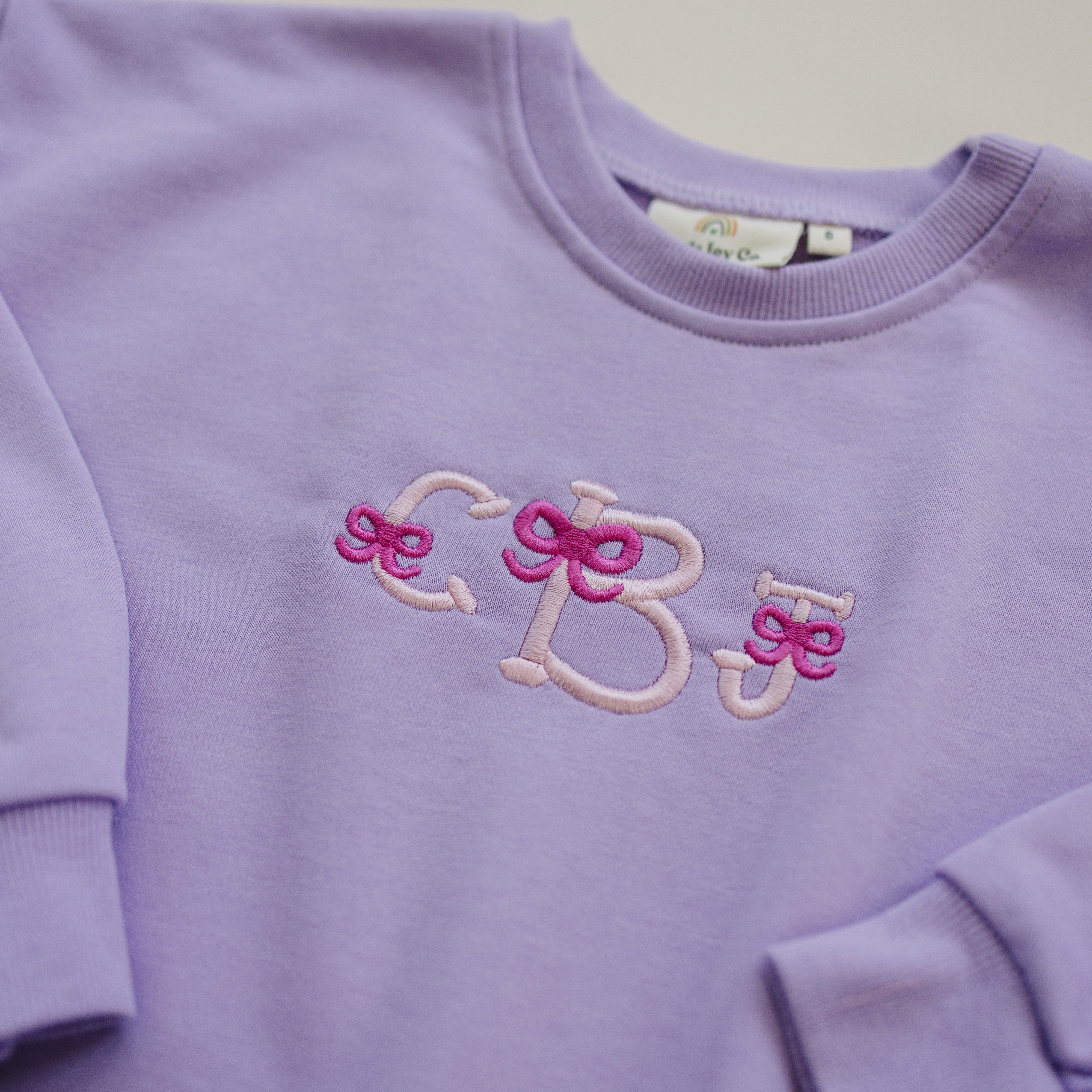 Custom Embroidered Sweatshirt - Romper or Crewneck