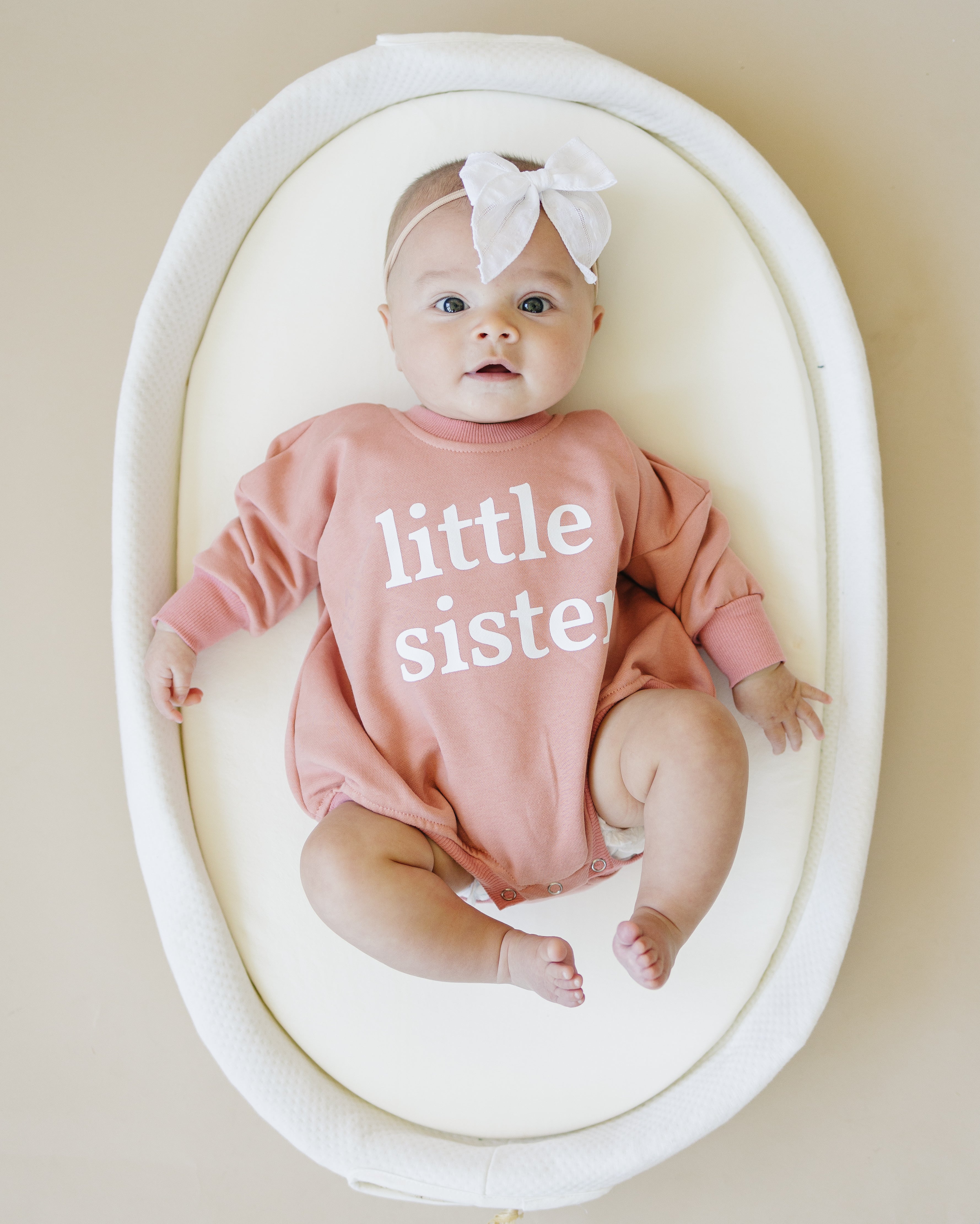 Little Sister Sweatshirt Romper