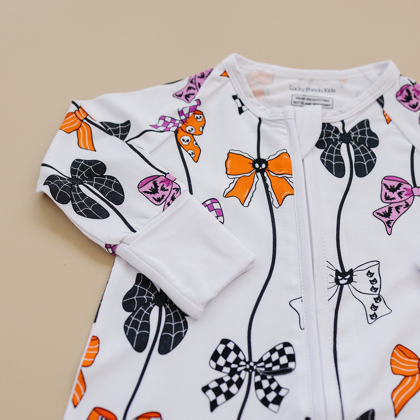 Bamboo Zip Romper | Spooky Bows