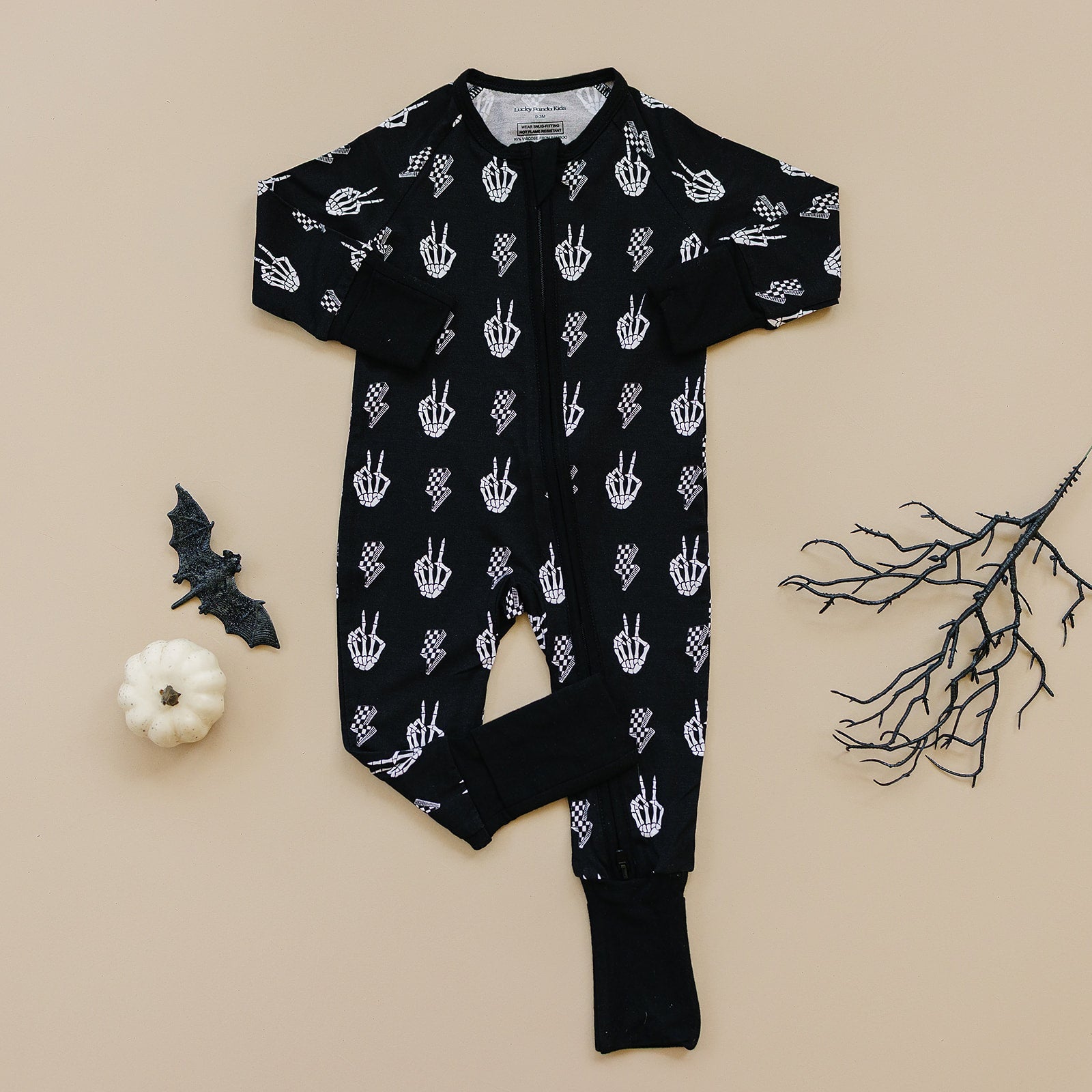 Bamboo Zip Romper | Skelly Vibes