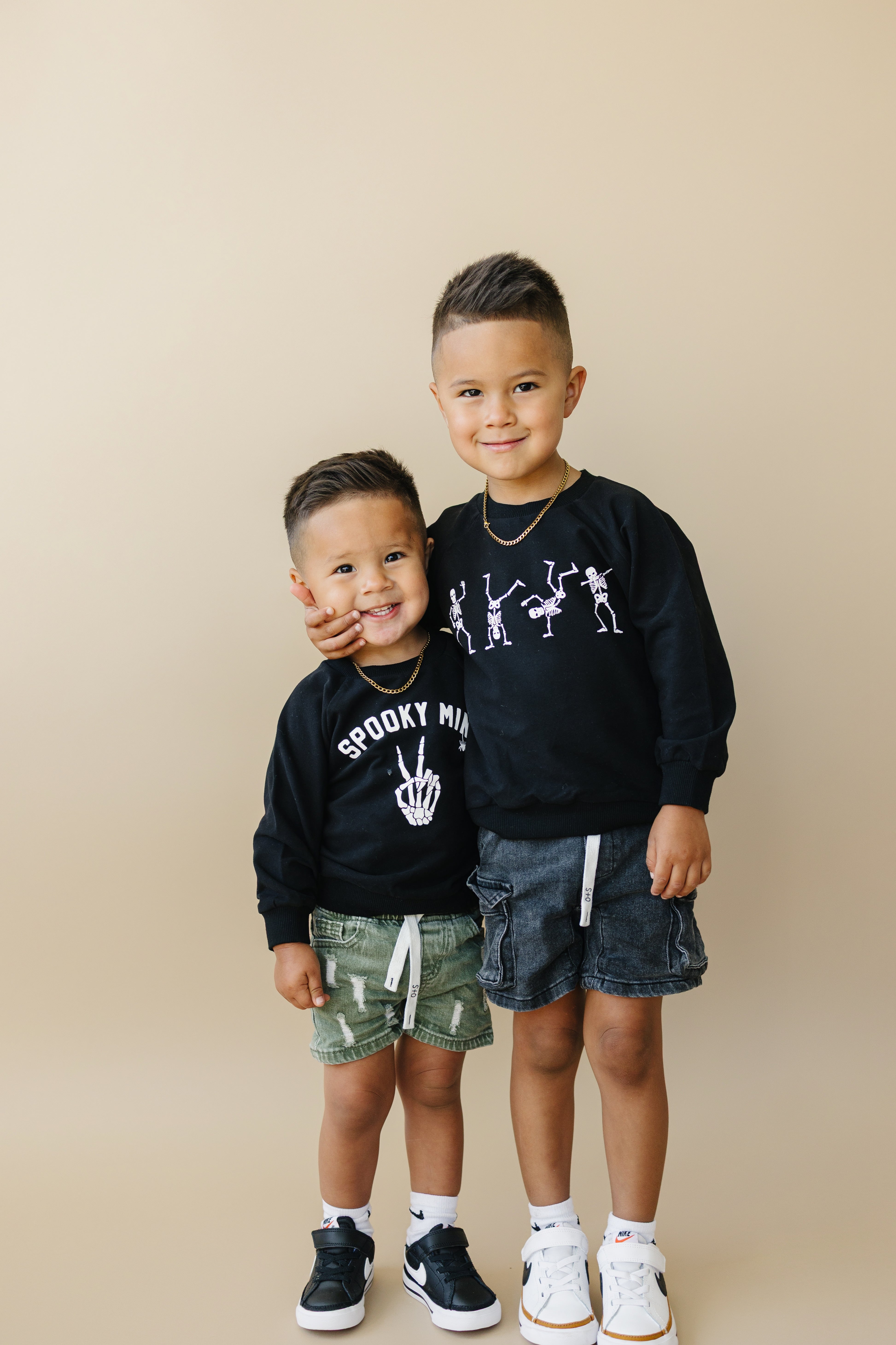 Spooky Mini Organic Cotton Crewneck Sweatshirt