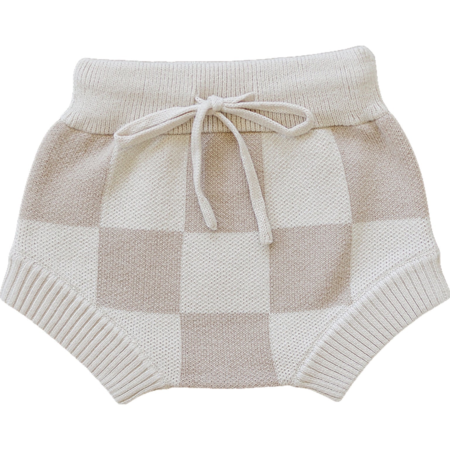 Checkered Knit Bloomers  Mebie Baby   