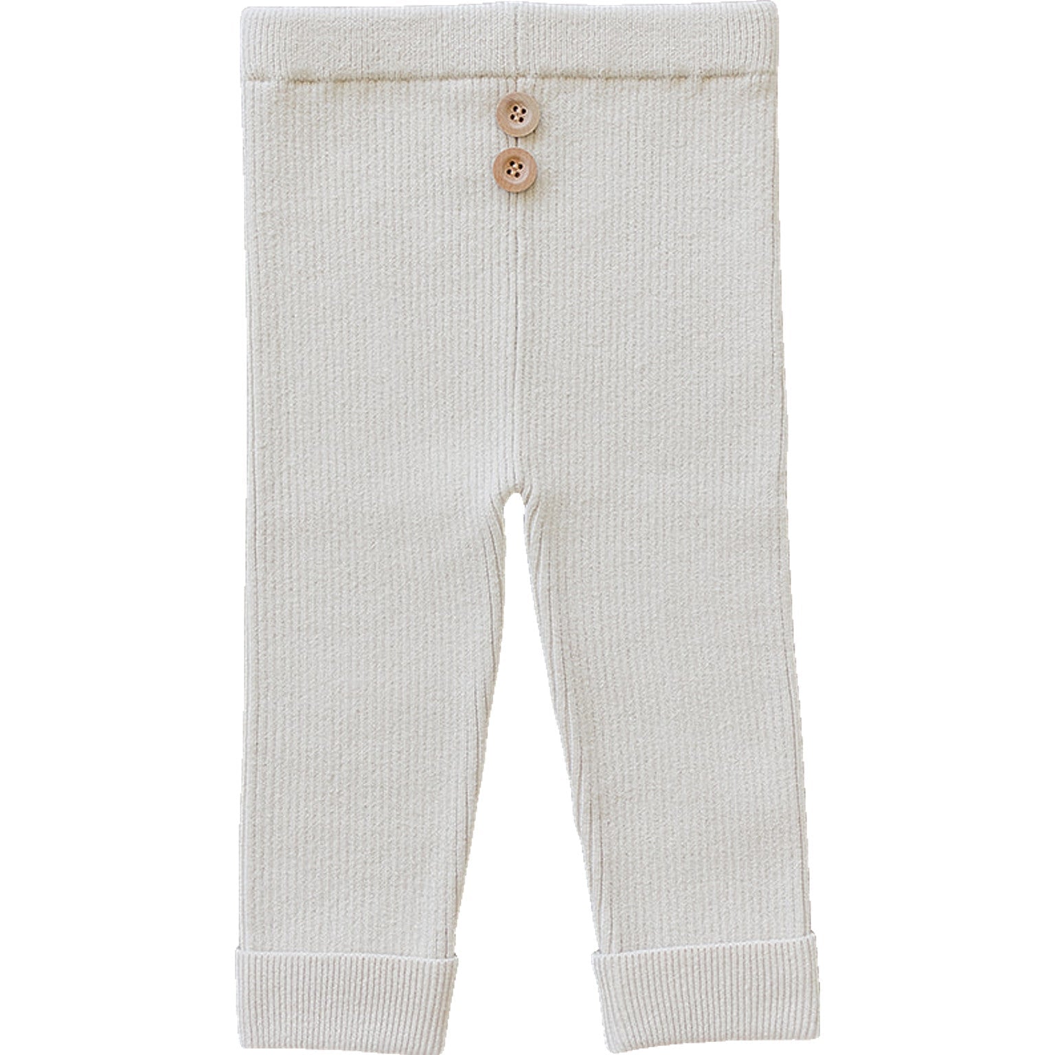 Cream Knit Leggings  Mebie Baby   