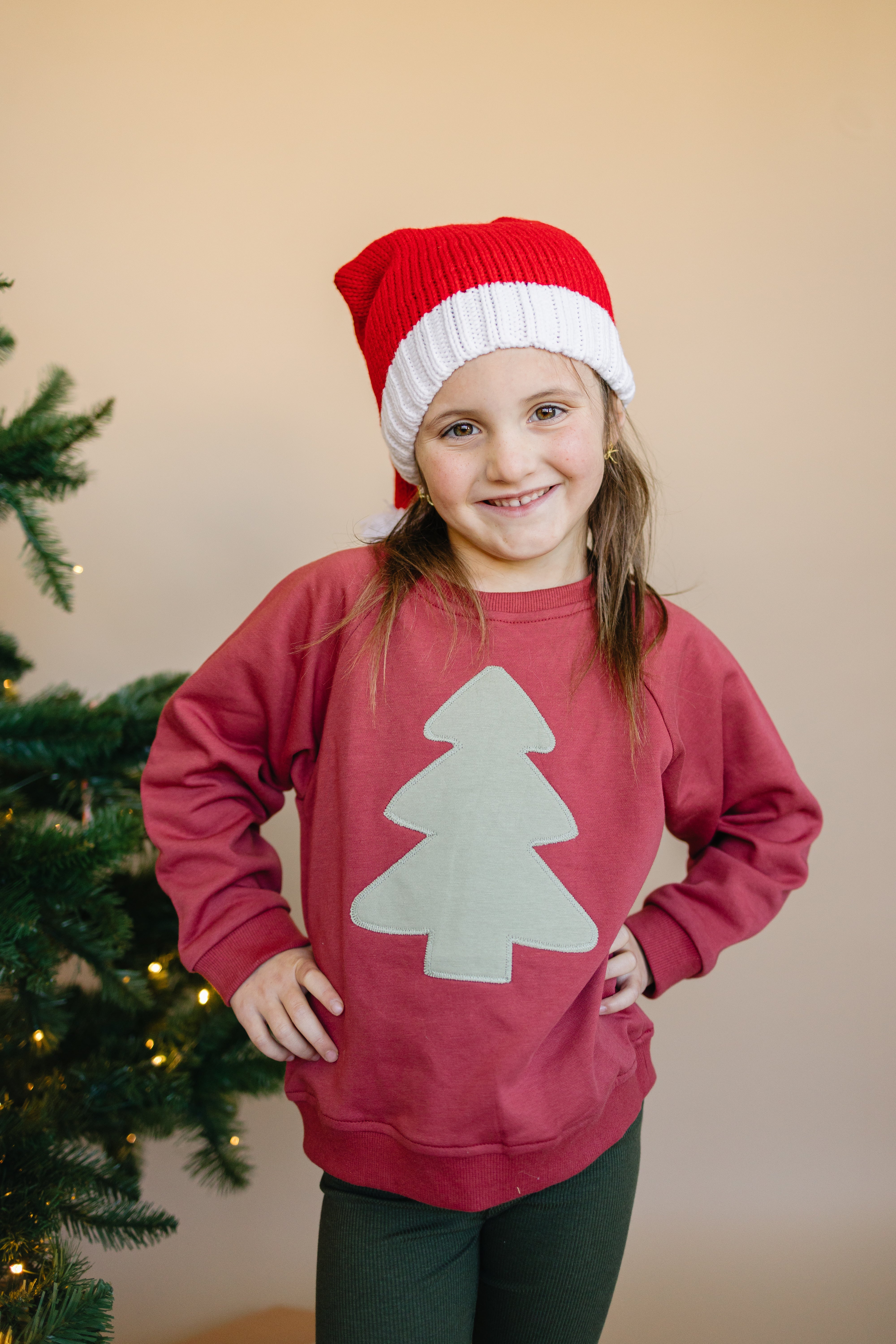 Christmas Tree Patch Sweatshirt