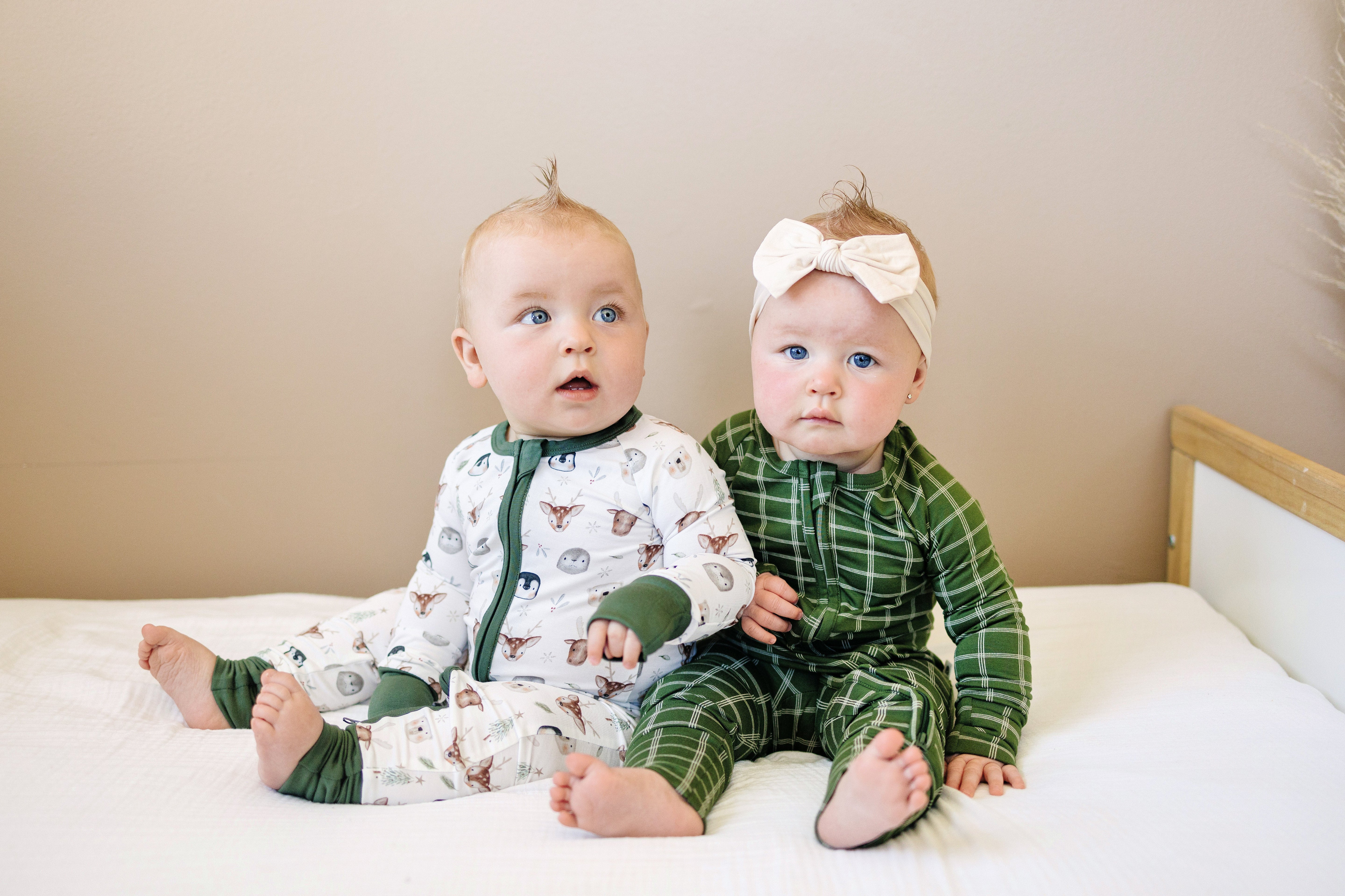 All Spruced Up Bamboo Zippy Romper