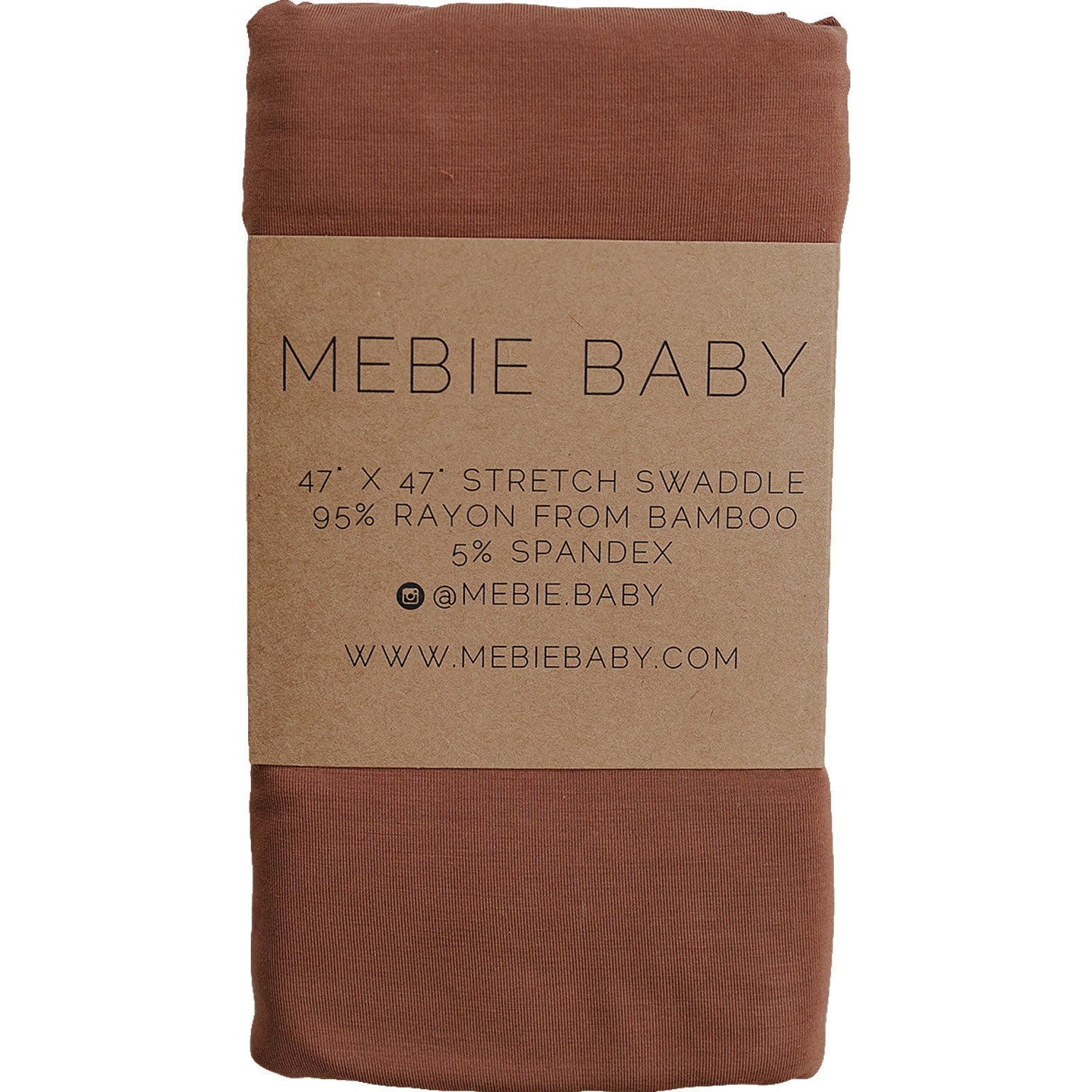 Rust Bamboo Stretch Swaddle