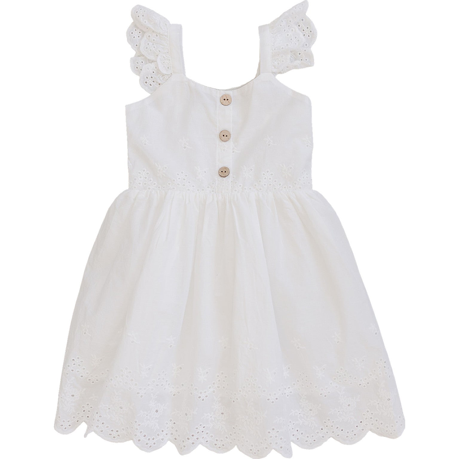 White Eyelet Dress