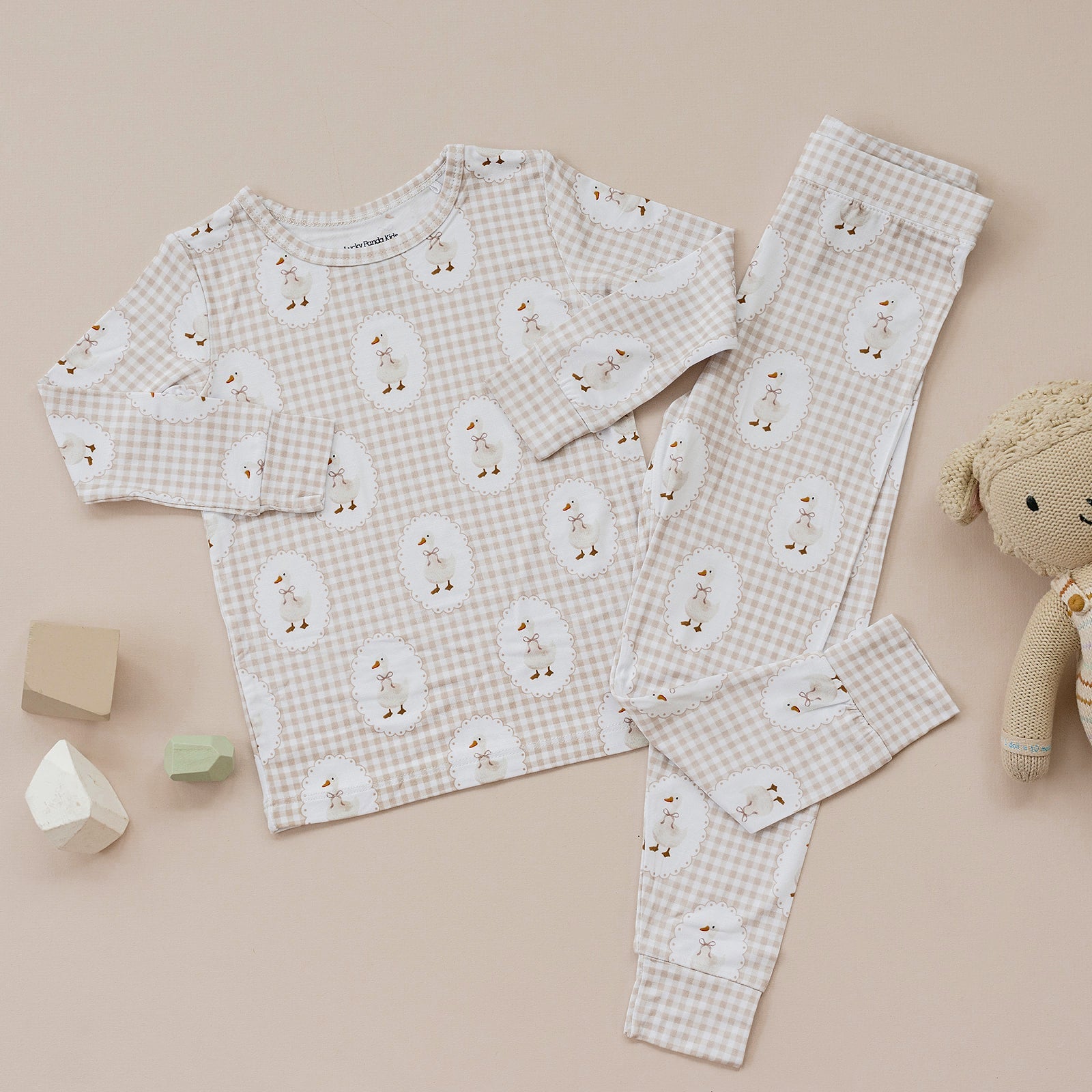 Bamboo Two Piece Set | Gingham & Goose
