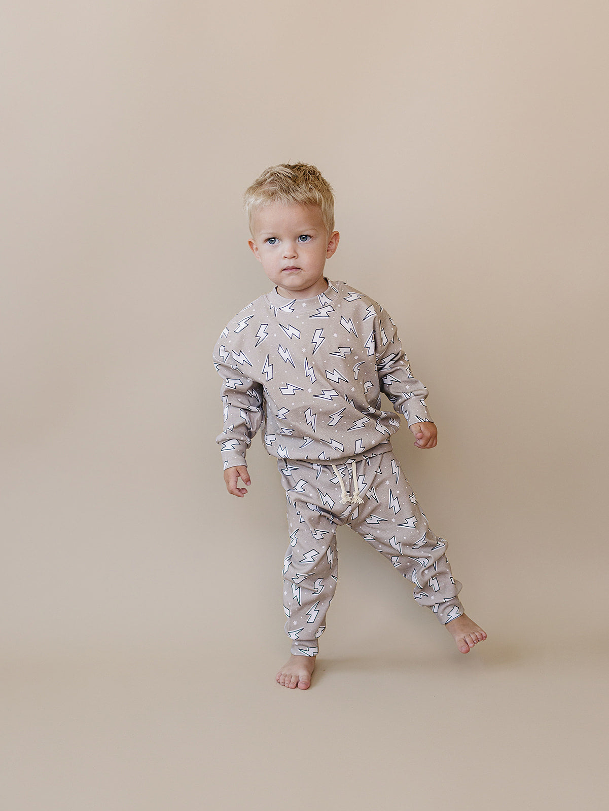 Jogger Set | Latte Bolts