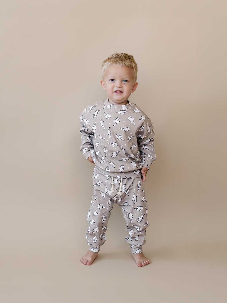 Jogger Set | Latte Bolts