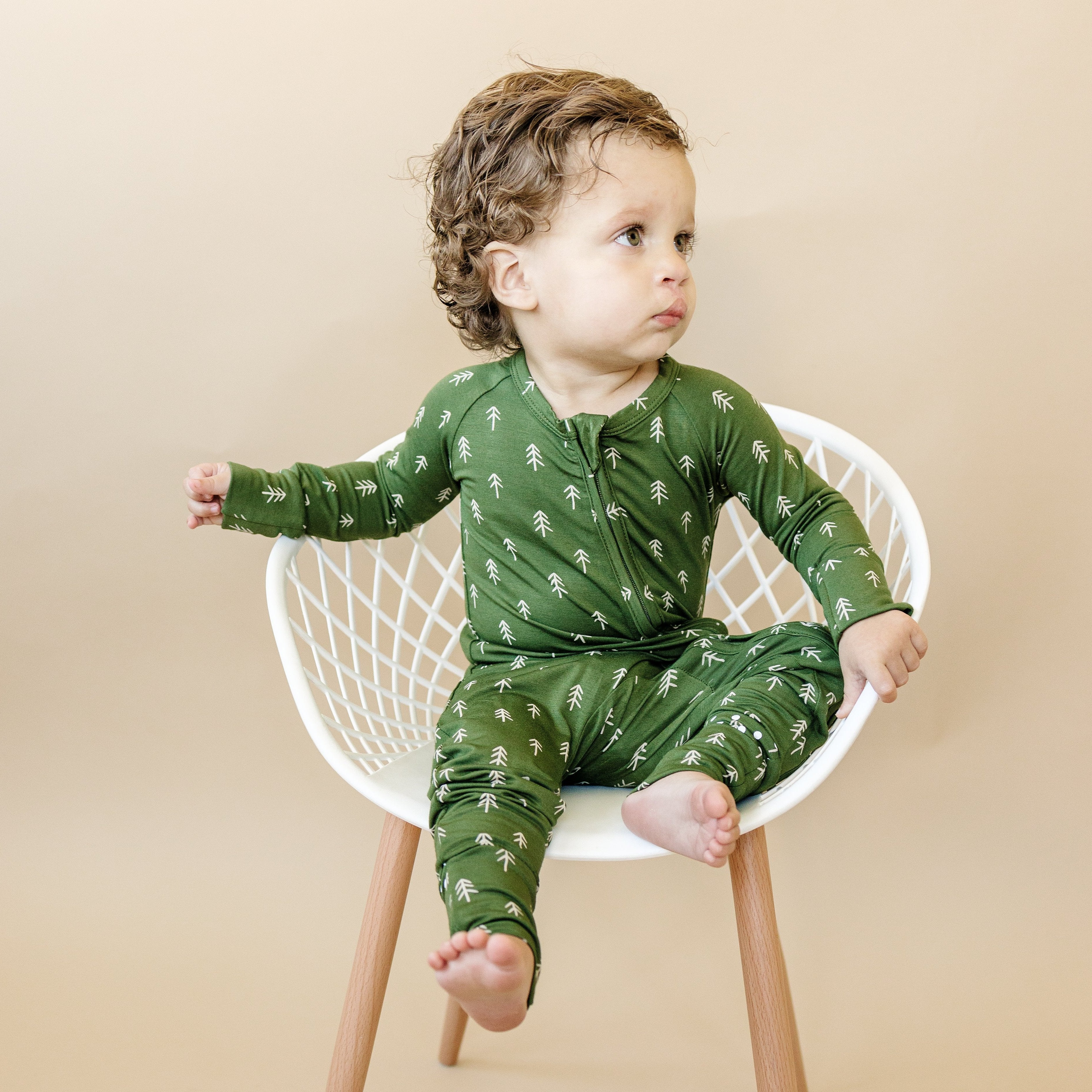 Evergreen Dreams Zippy Romper