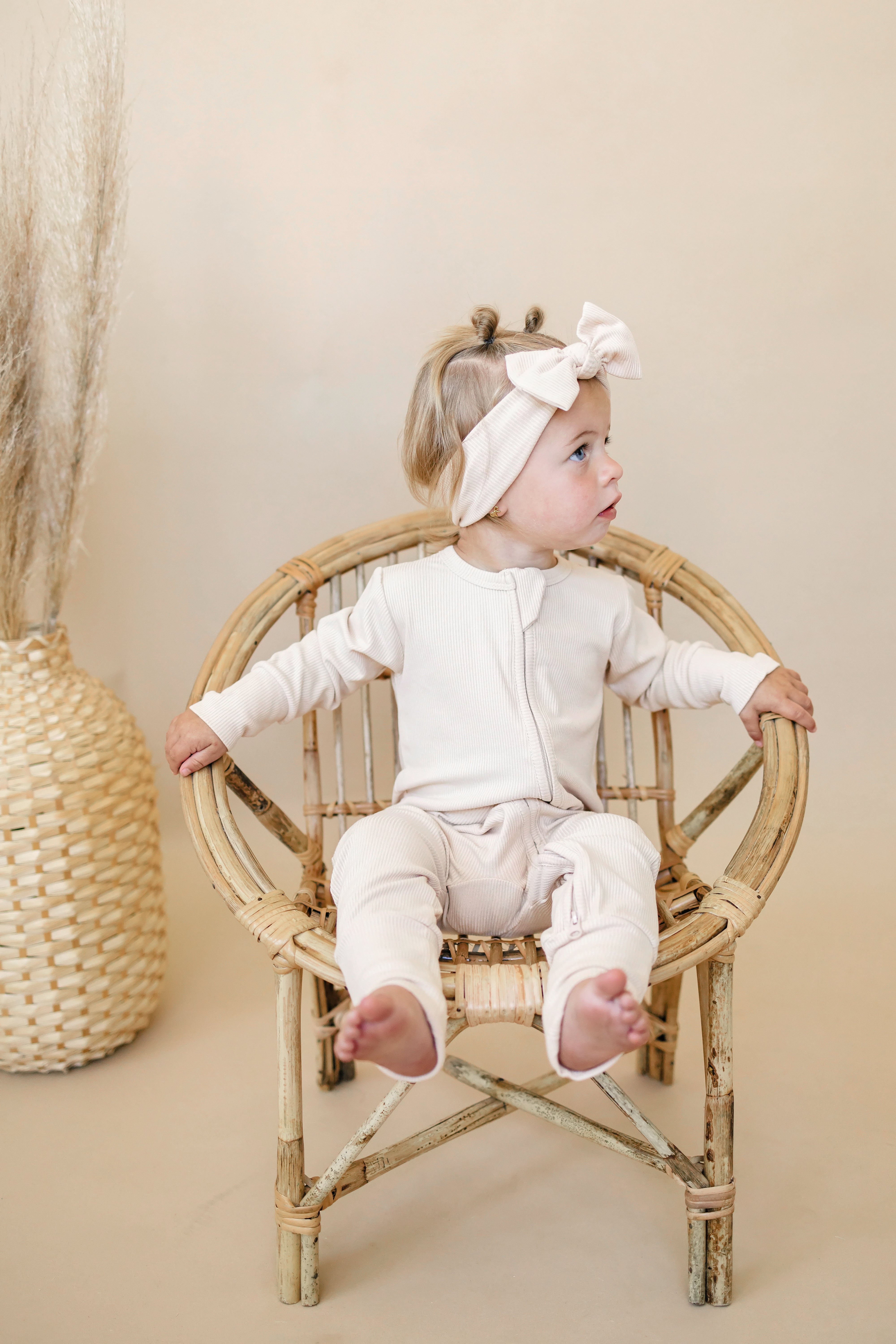 Solid Ribbed Bamboo Zippy Romper - more colors