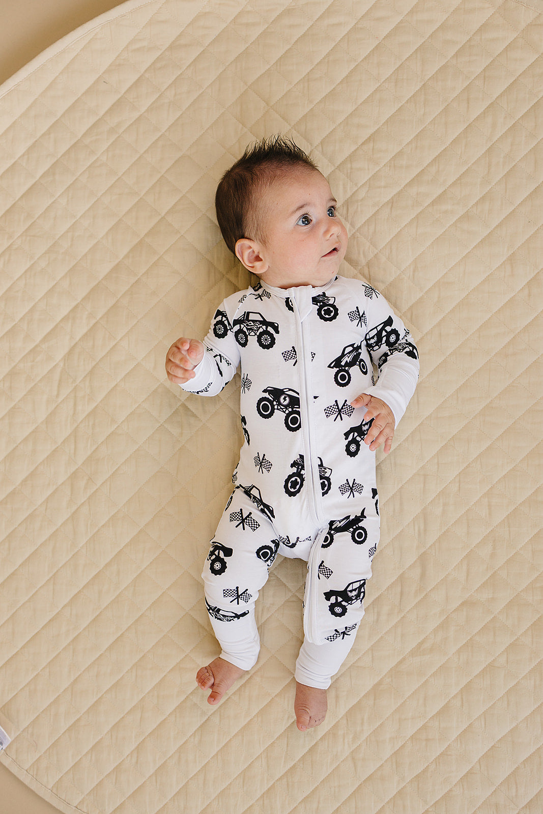 Bamboo Zip Romper | Monster Blaze