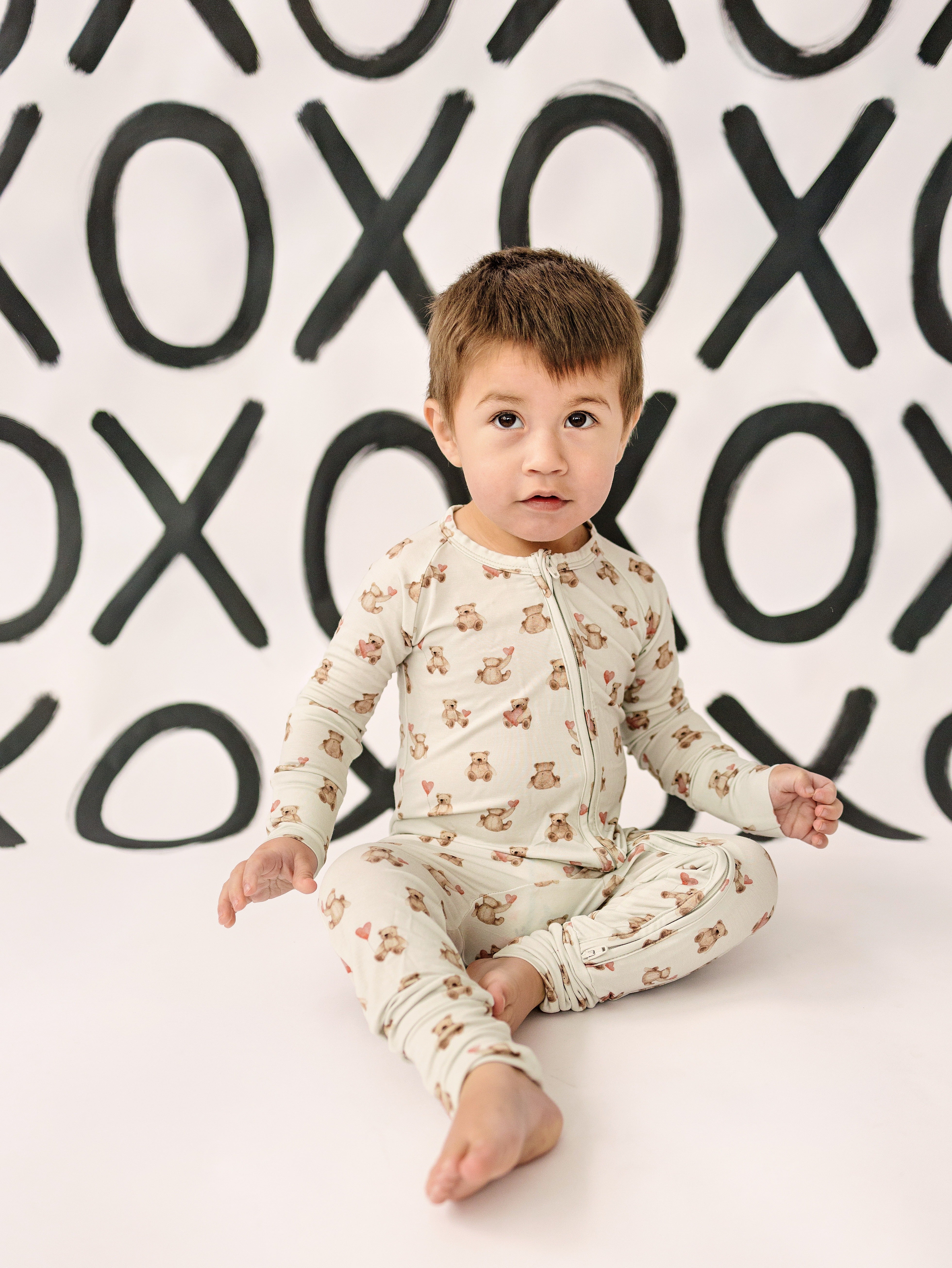 Teddy-Gram Bamboo Zippy Romper