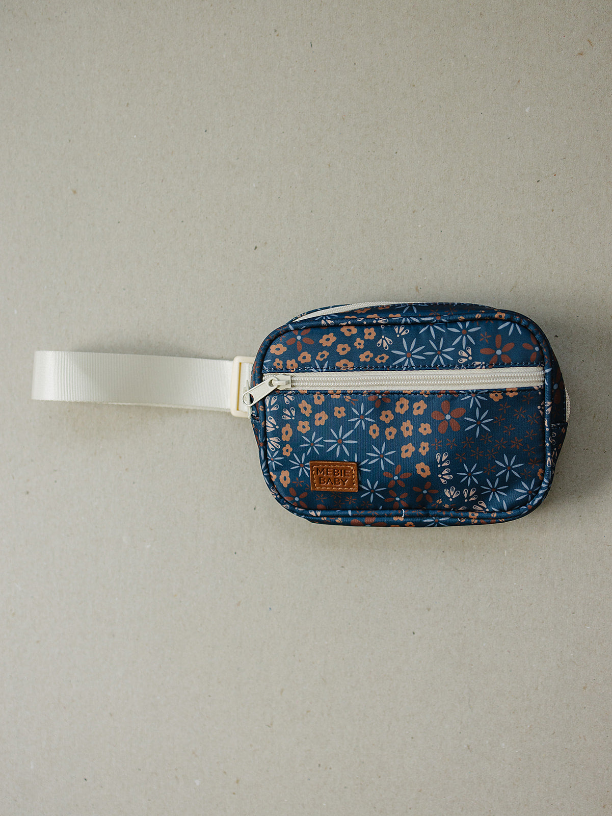 Navy Floral Mini Fanny Pack  Mebie Baby   