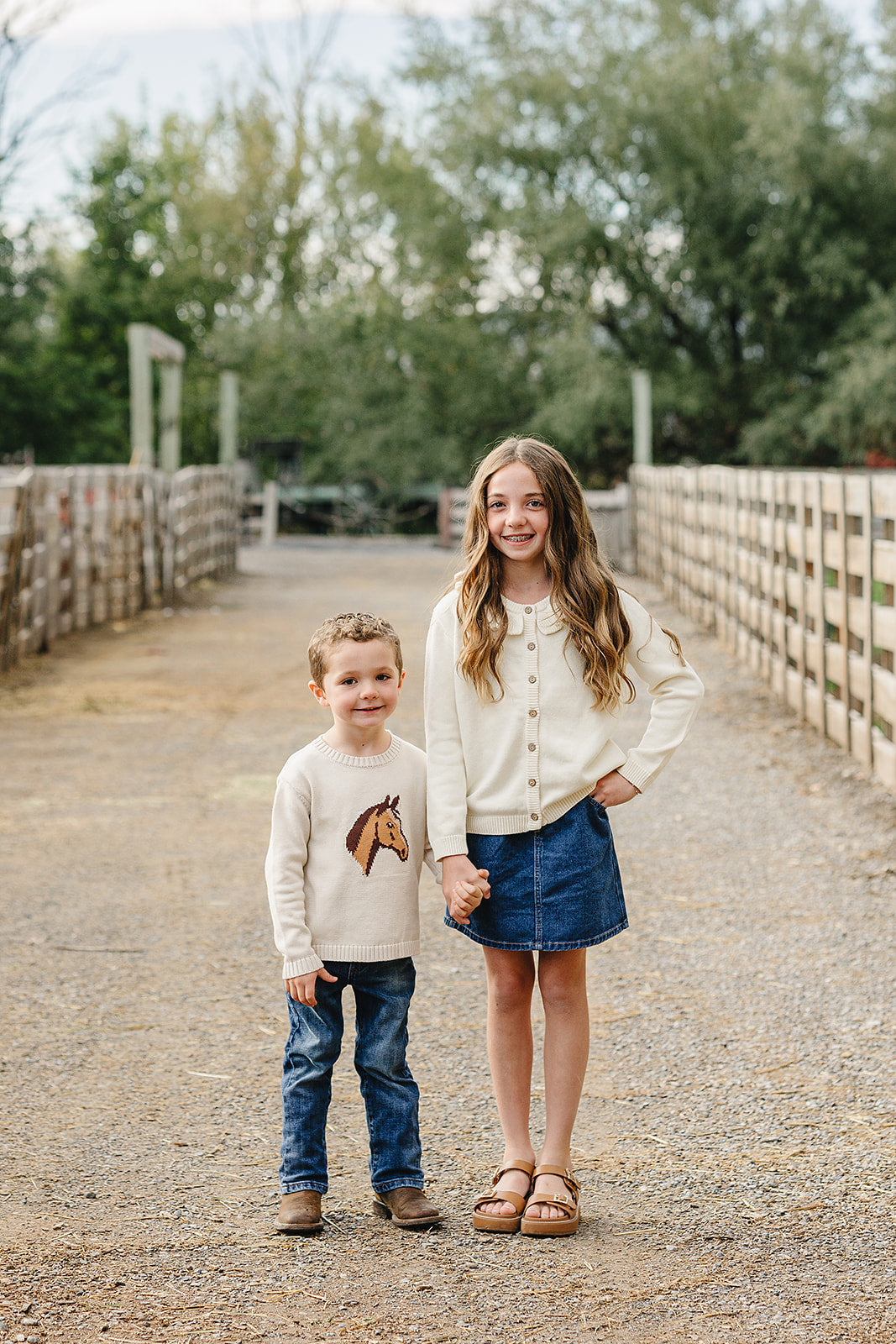 Cream Ruffle Knit Cardigan