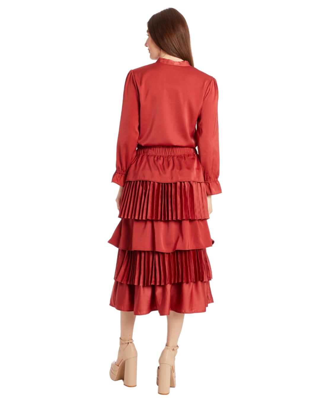 Charlotte Skirt - Burgundy