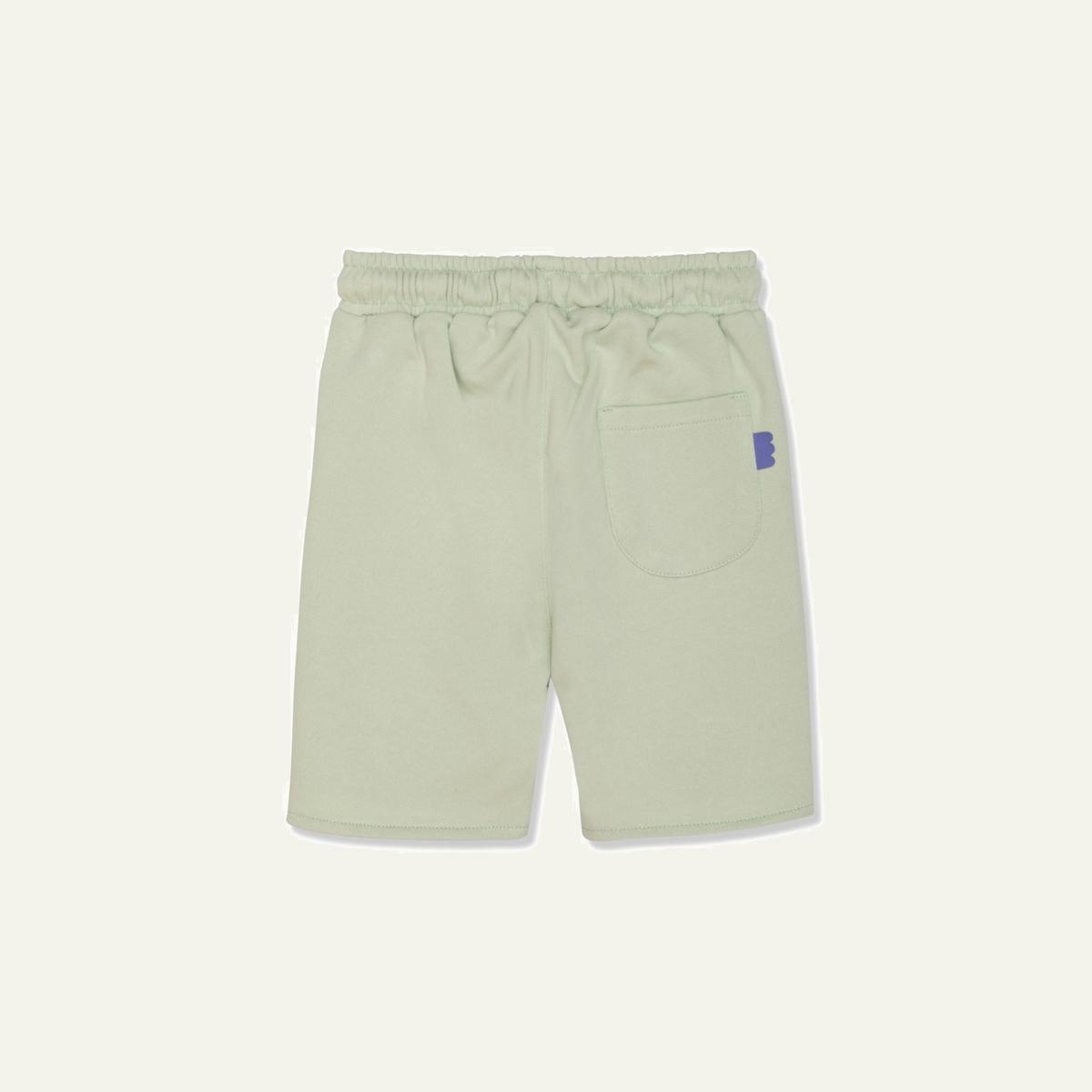 Recycled Cotton Sea Foam Kid Shorts - Sea Foam - FINAL SALE
