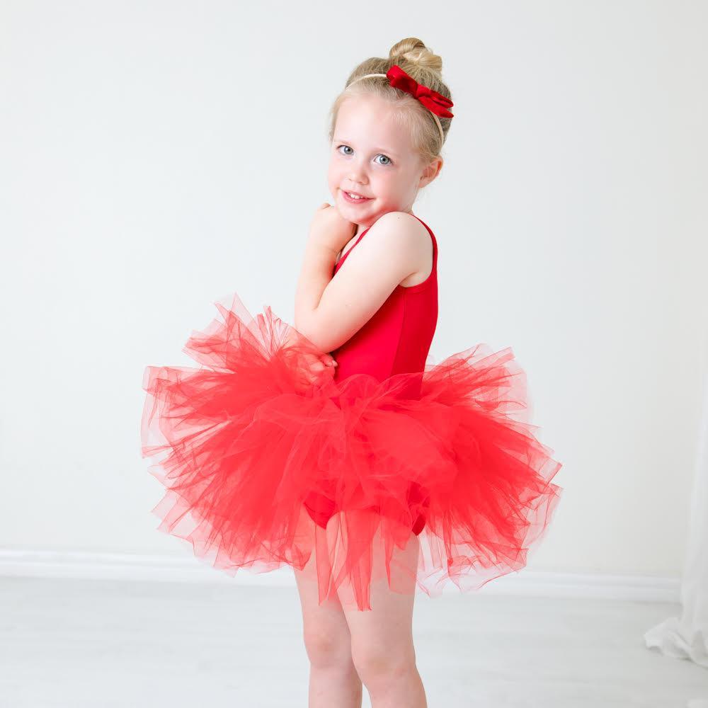 Red Tank Tutu Leotard