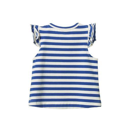 Fleur Tee - Isle Blue Sea Stripe